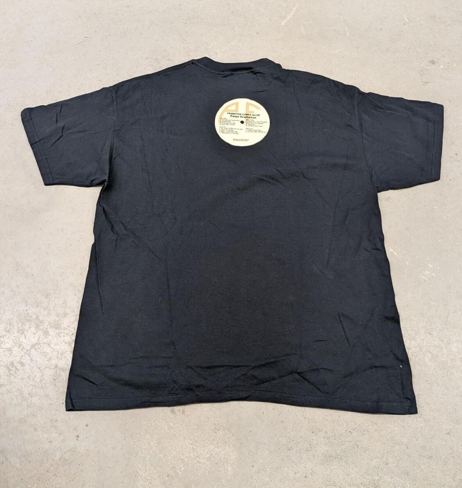 Gildan Vintage Peter Frampton Comes Alive Record Store T-shirt Size US XL / EU 56 / 4 - 3 Thumbnail
