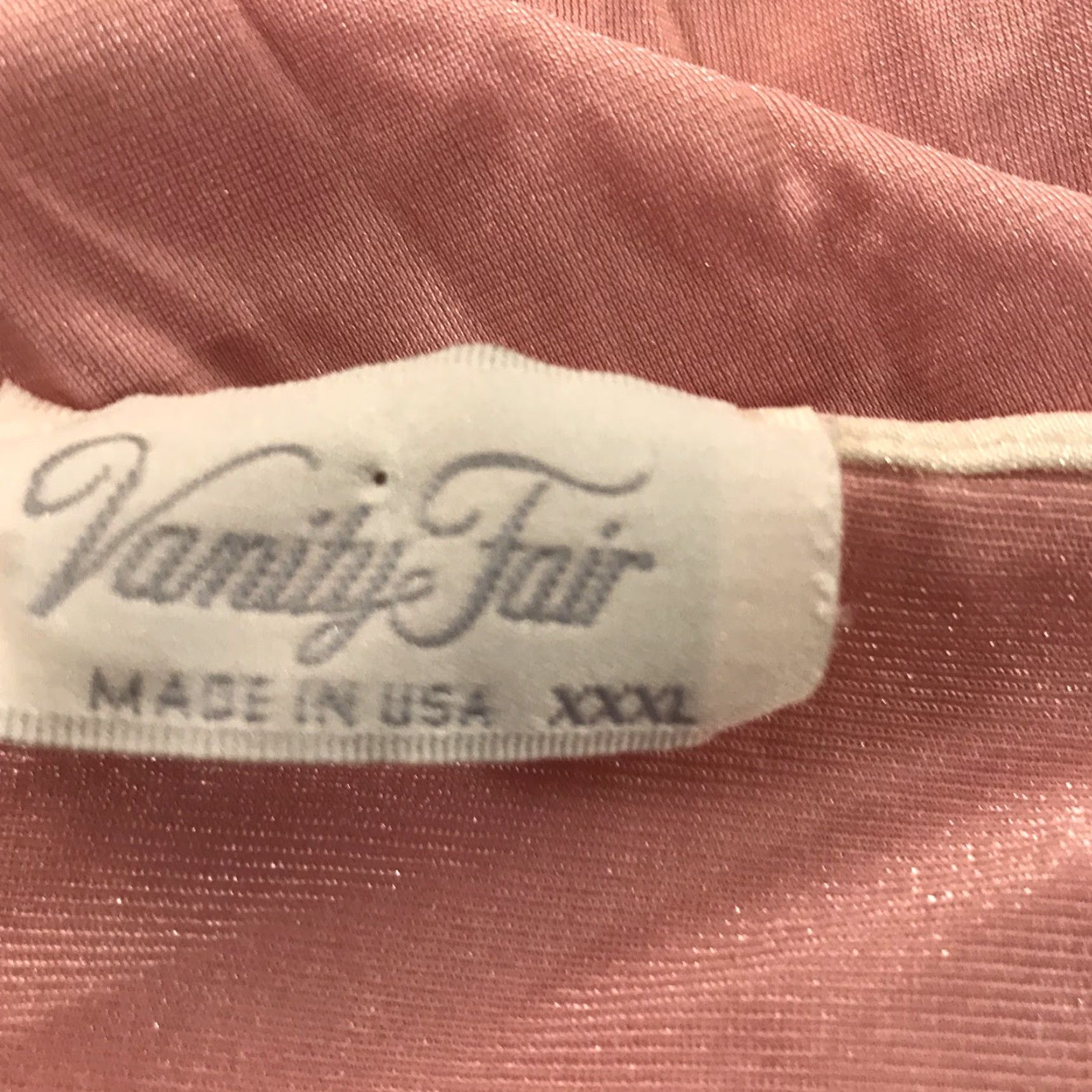 Vintage VINTAGE Vanity Fair Pink Gown Plus Size 3X 1980s Classic Womens Size ONE SIZE - 7 Thumbnail