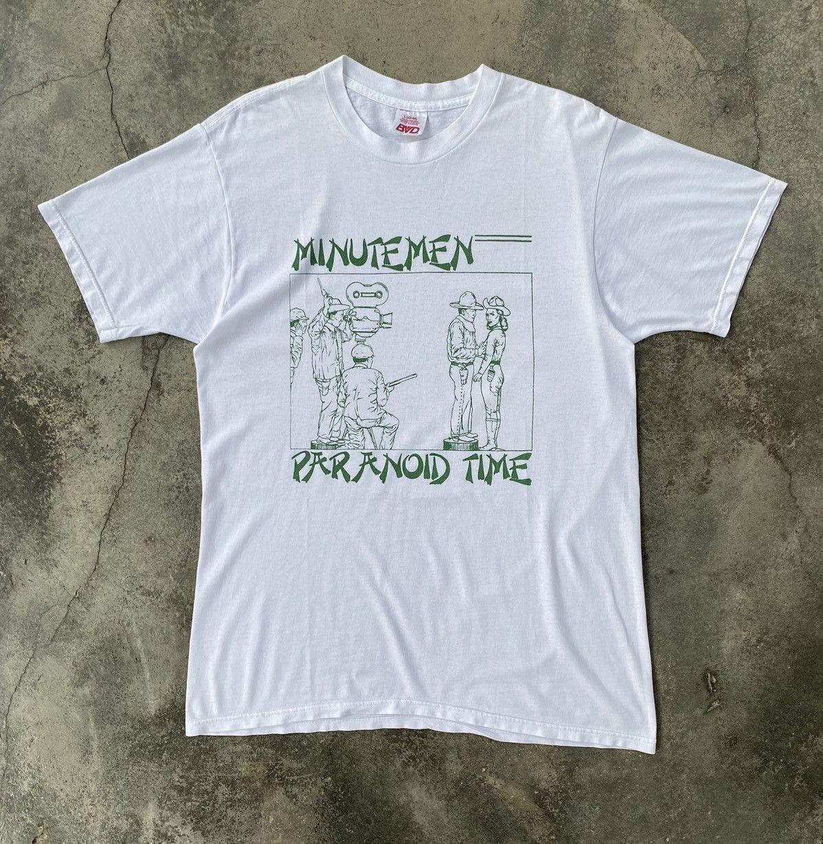 Band Tees Sick🔥Vintage 90s Minutemen “Paranoid Time” Band Tees Size US L / EU 52-54 / 3 - 1 Thumbnail