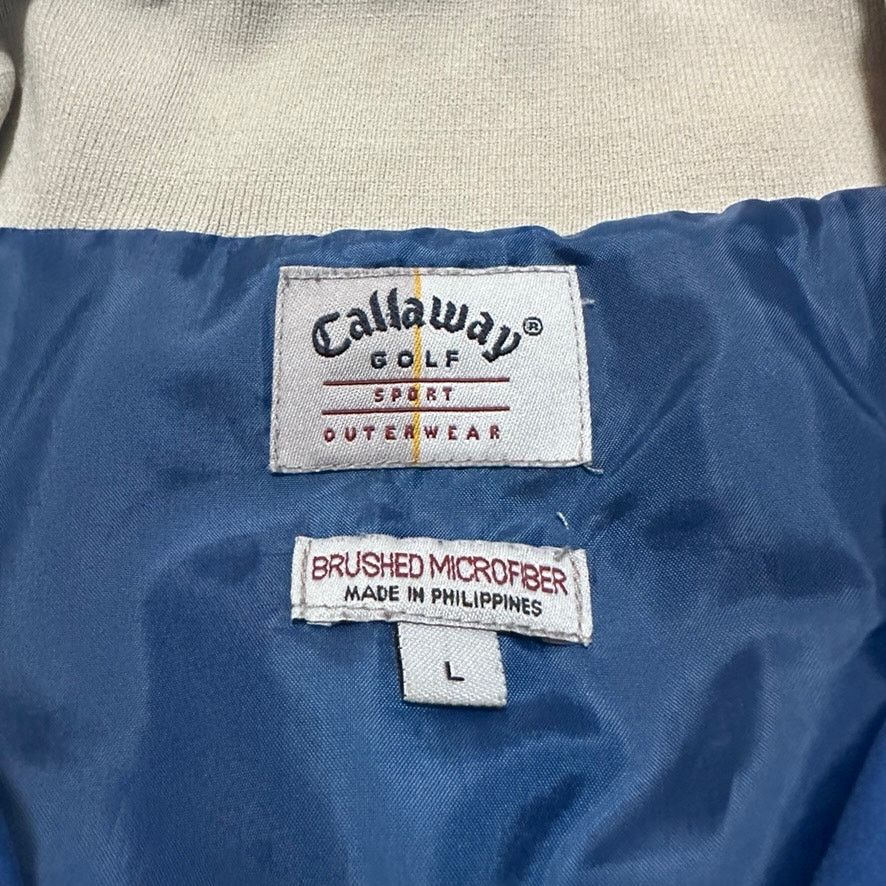 Callaway Callaway blue short sleeve golf windbreaker size L Size US L / EU 52-54 / 3 - 4 Thumbnail