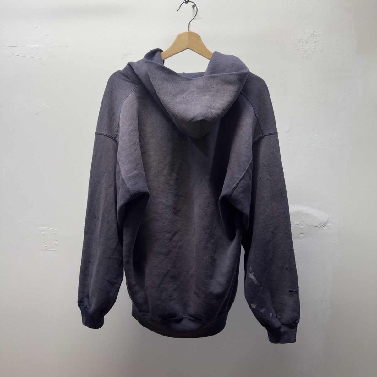 Vintage 90s Thrashed Faded Distressed Zip Hoodie ERD Grunge Chrome Size US XL / EU 56 / 4 - 6 Thumbnail