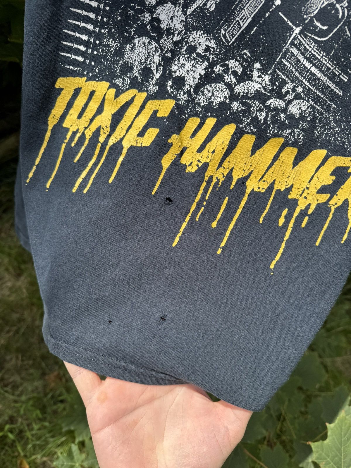 Band Tees Vintage Deathrite Toxic Hammer Thrashed Tee Black Metal Band Size US XL / EU 56 / 4 - 5 Thumbnail