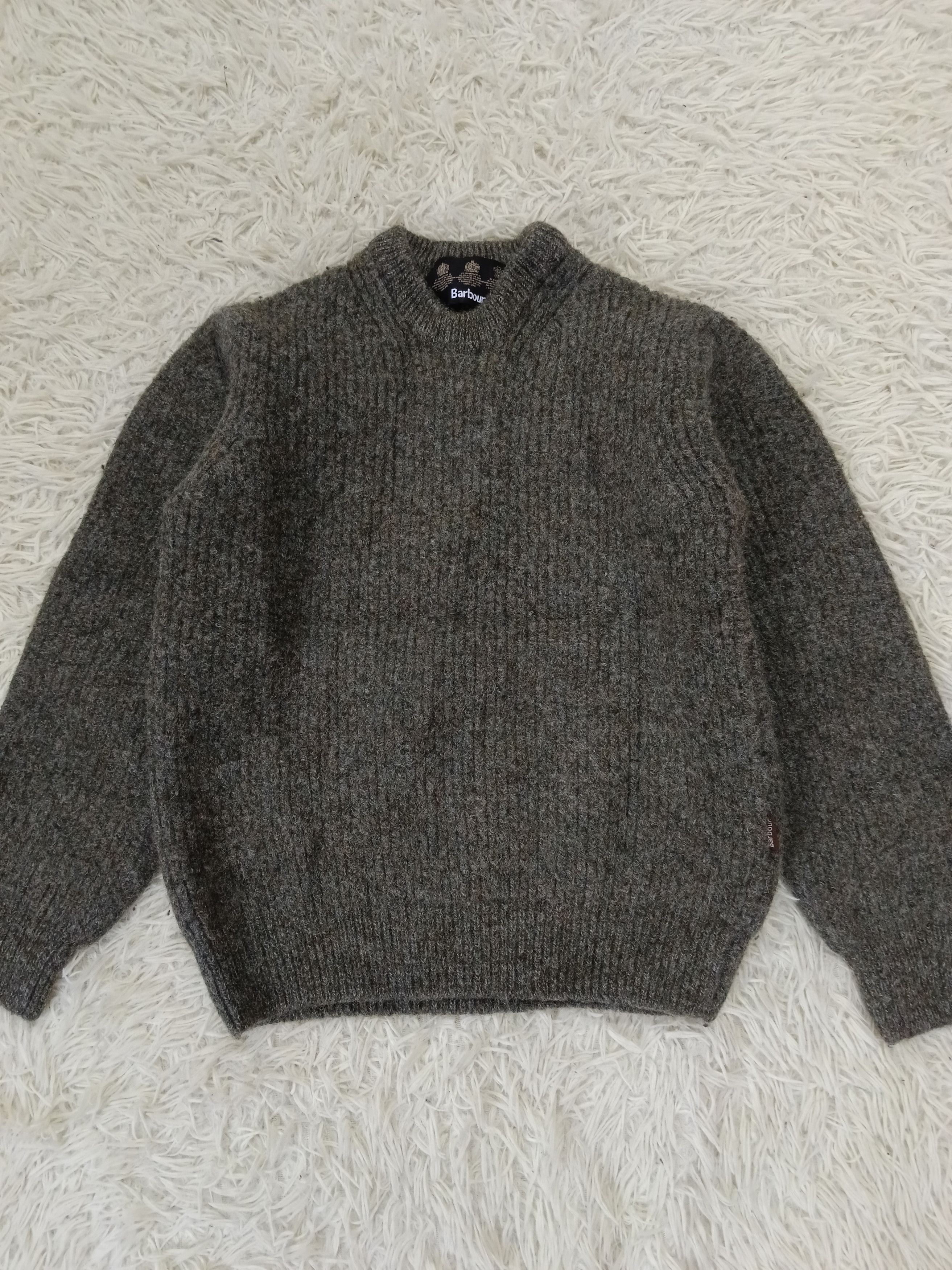Barbour BARBOUR PURE WOOL CREW NECK SWEATER Size M / US 6-8 / IT 42-44 - 1 Thumbnail