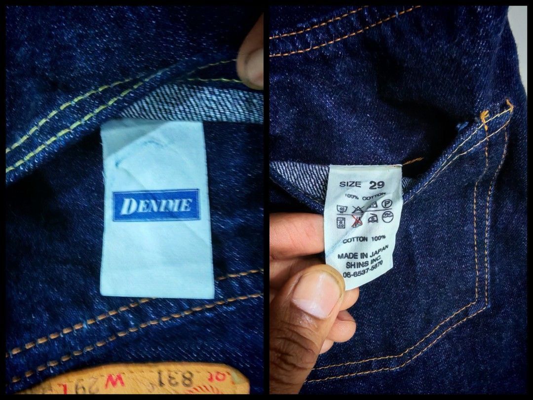 Denime Denime Japan Selvedge Jeans Lot 831 Raw Indigo Size US 28 / EU 44 - 10 Thumbnail
