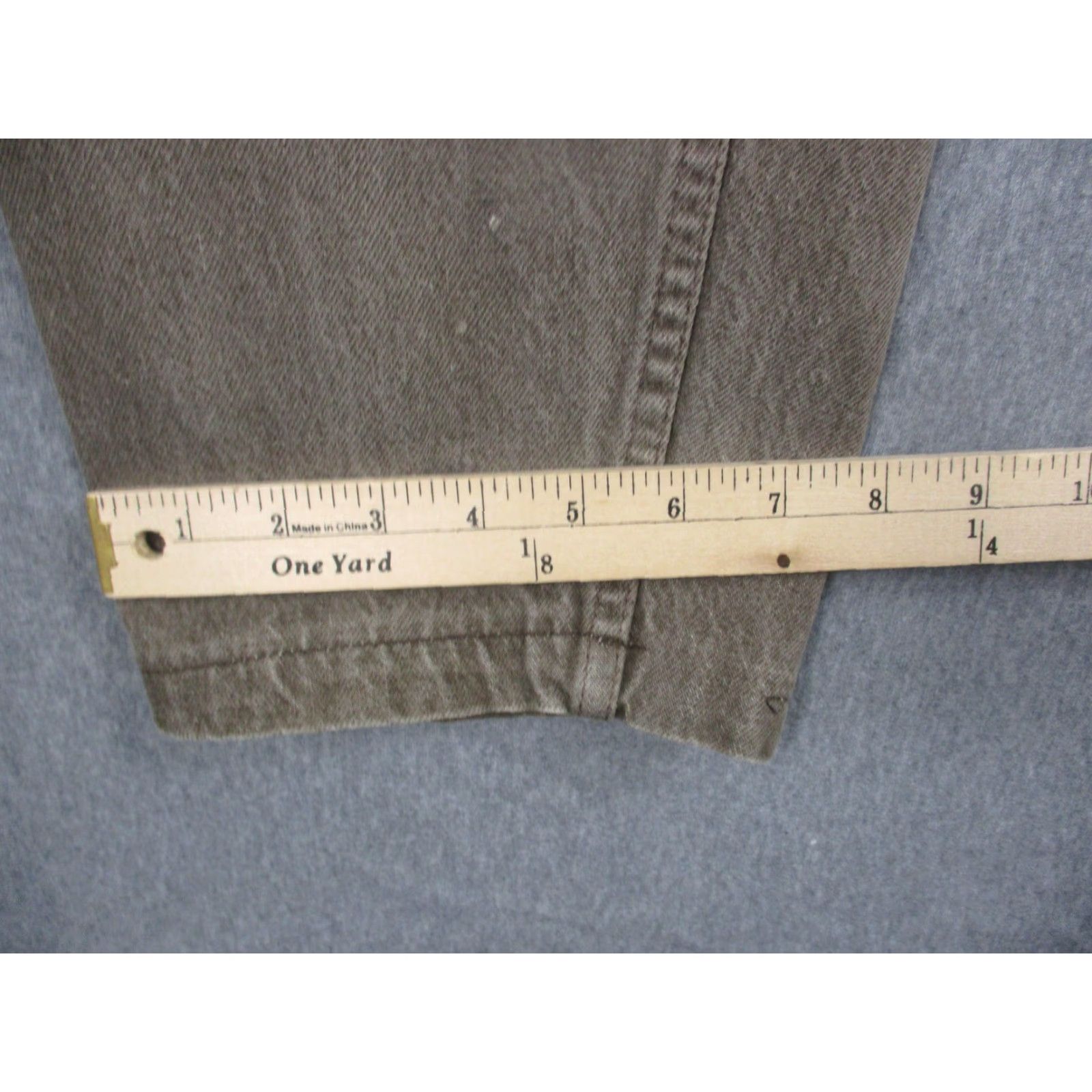 Levi's VINTAGE Levi's 550 Jeans Mens 34x32 Brown Denim Relaxed Tapered Made USA 90s Size US 34 / EU 50 - 6 Thumbnail