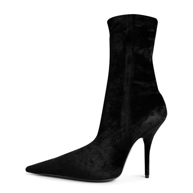Balenciaga o1g2r1mq0924 Ankle Boots in Black Size US 10 / IT 40 - 2 Thumbnail