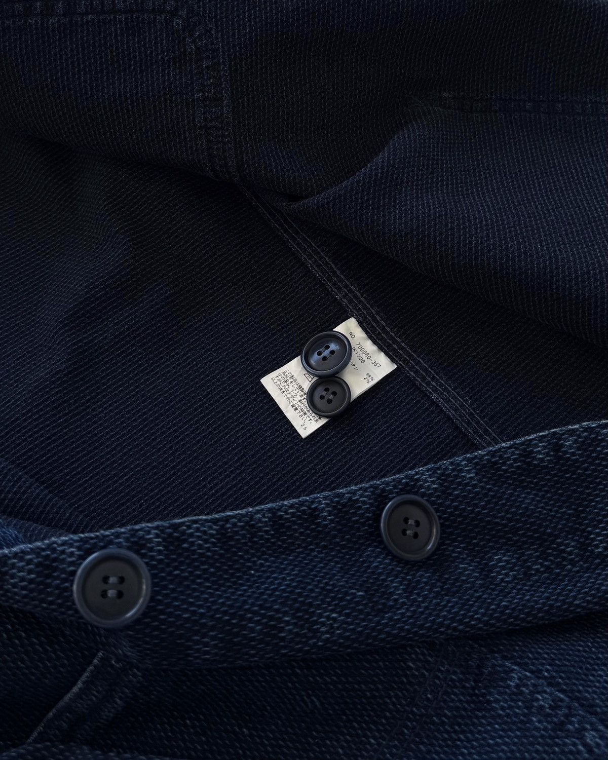 Blue Blue Japan BLUE BLUE INDIGO CHORE JACKET Size US L / EU 52-54 / 3 - 8 Thumbnail