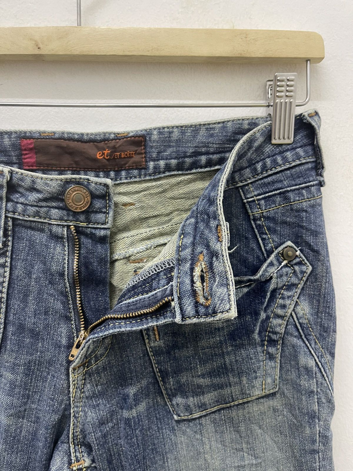 Japanese Brand Rare Vintage ET BOITE Flare Japan Designer Brand Size US 27 - 6 Thumbnail