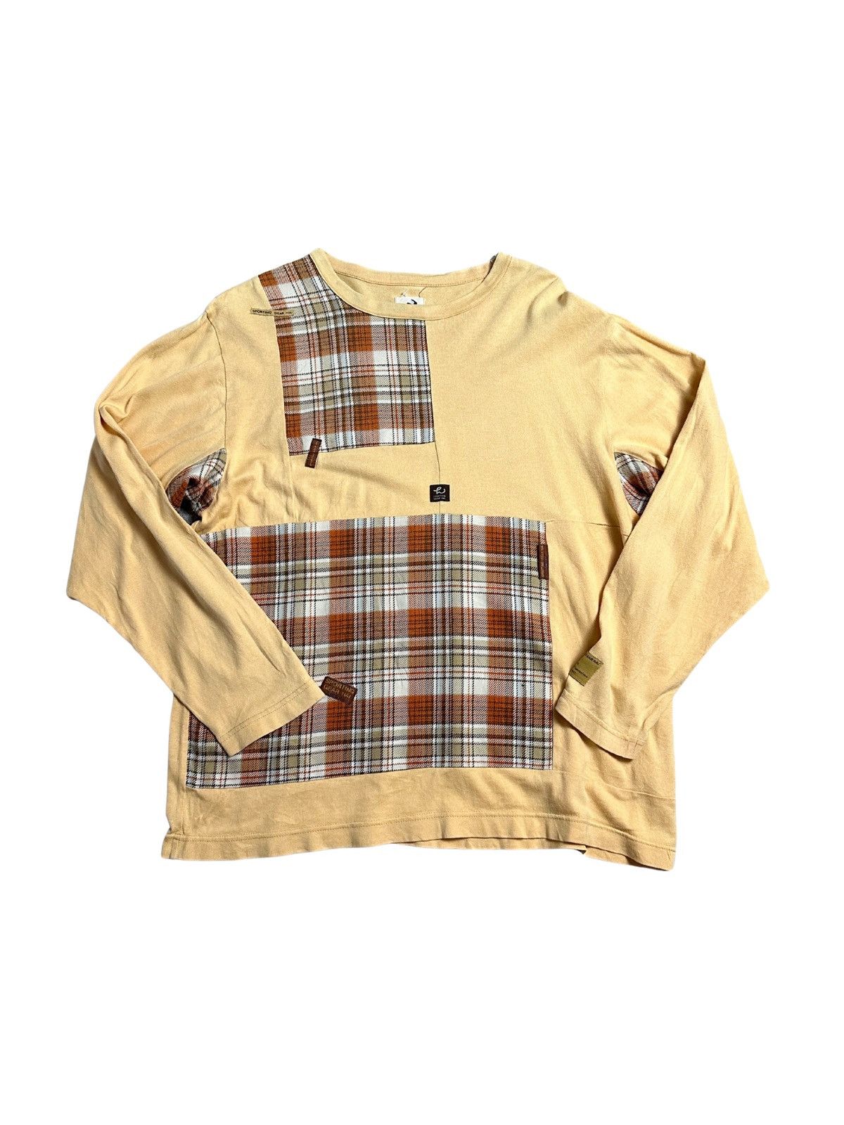 Issey Miyake 90s HAI Sporting Gear by Issey Miyake Patchwork Tee Size US M / EU 48-50 / 2 - 1 Thumbnail