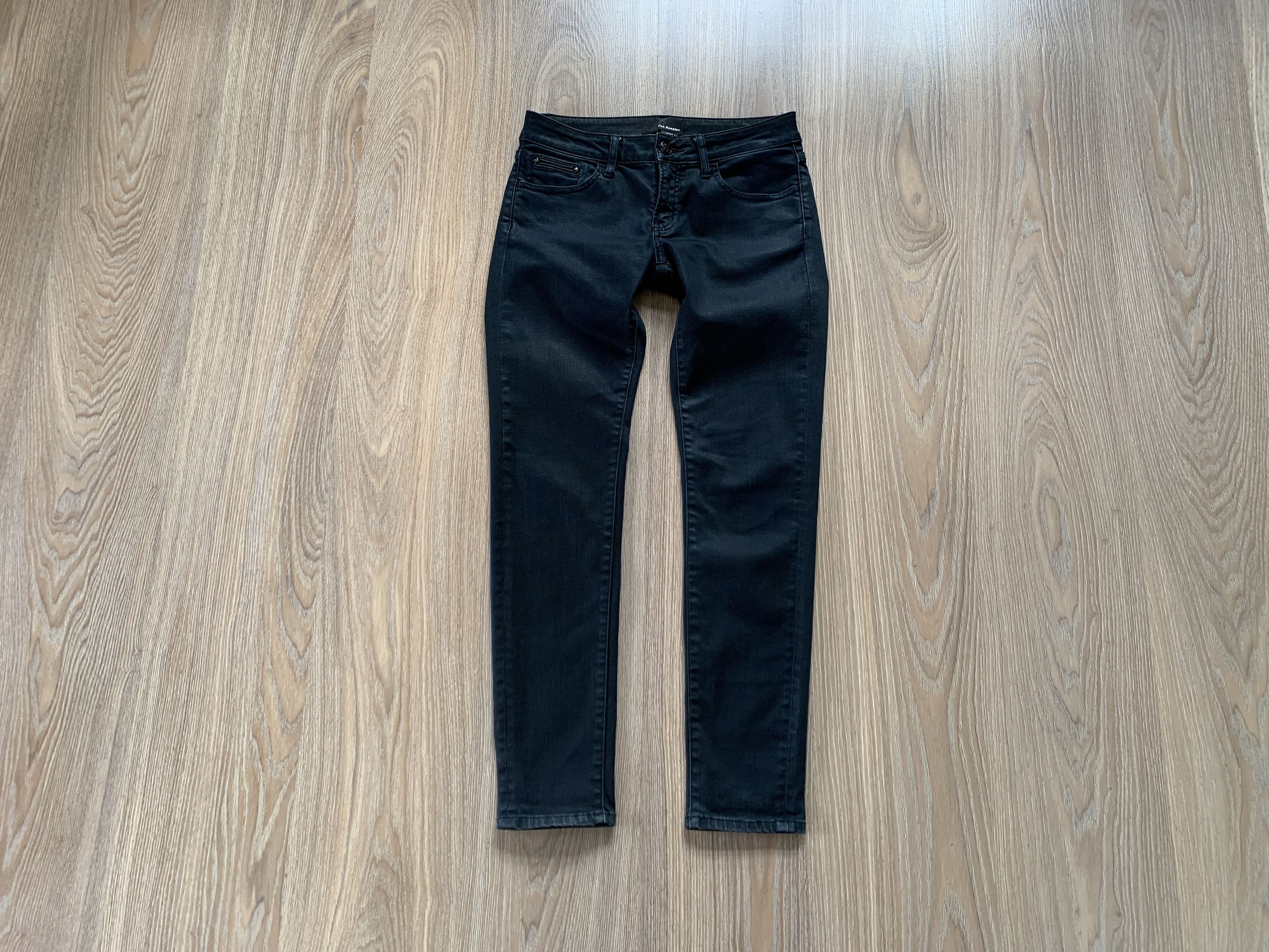 Designer × The Kooples The Kooples Short Fit Waxed Jeans Size 27" / US 4 / IT 40 - 1 Thumbnail