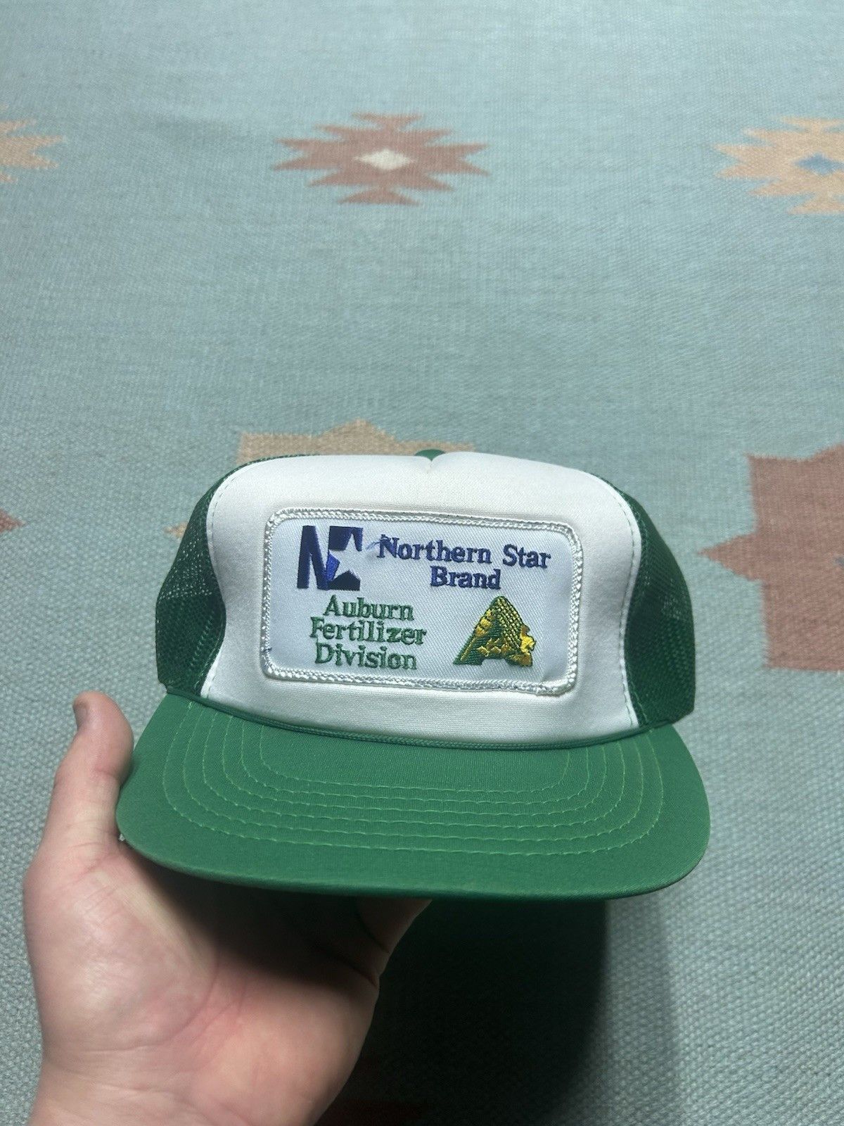 Vintage Vtg trucker hat northern star mineral auburn fertilizer farm Size ONE SIZE - 2 Thumbnail
