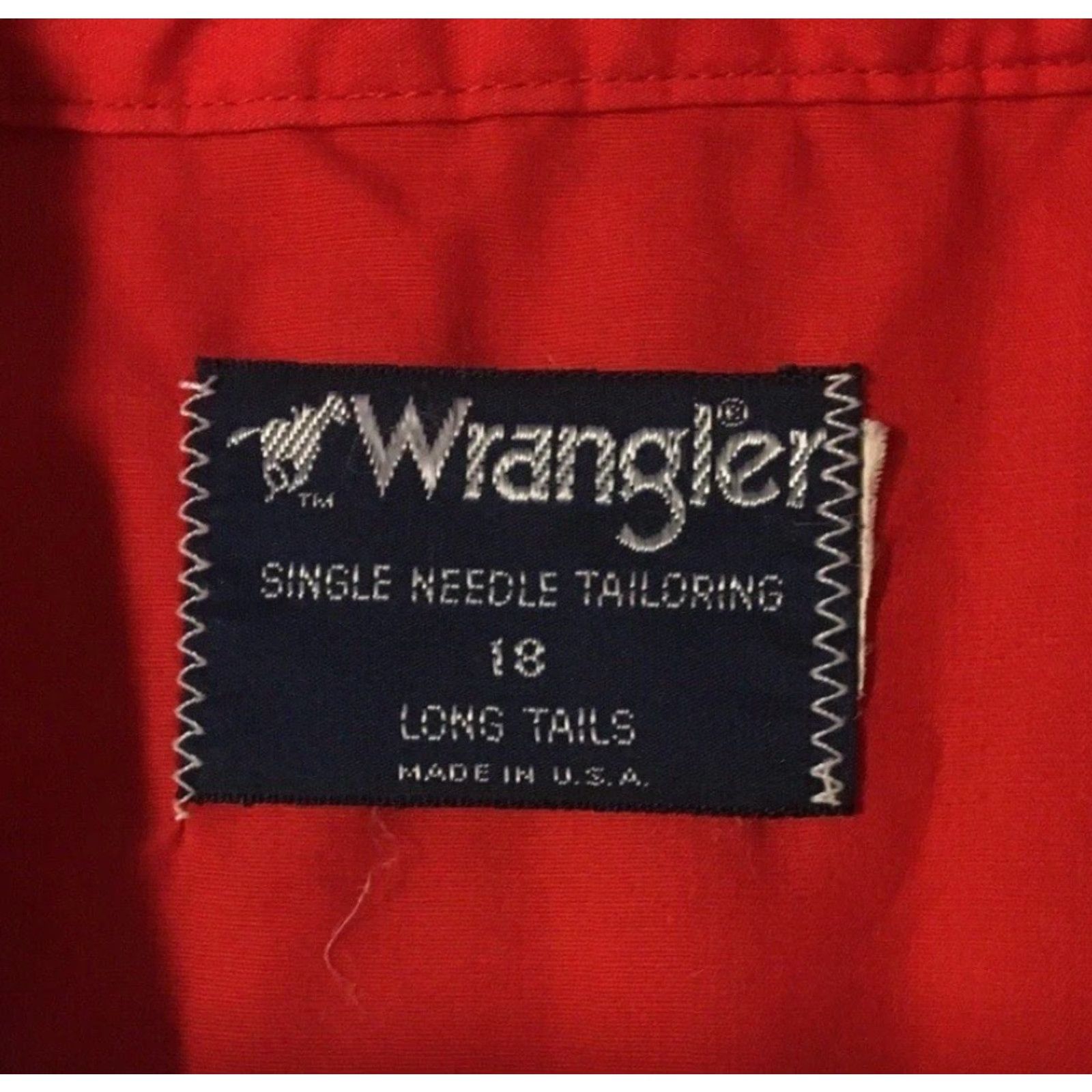 Wrangler Vtg Wrangler Green Valley Inn Bar Pearl Snap Shirt 18 Arizona Western Cowboy Red Bullhead City 90s Colorful Southwestern Rockabilly Mens Shirt Size US XXL / EU 58 / 5 - 7 Thumbnail