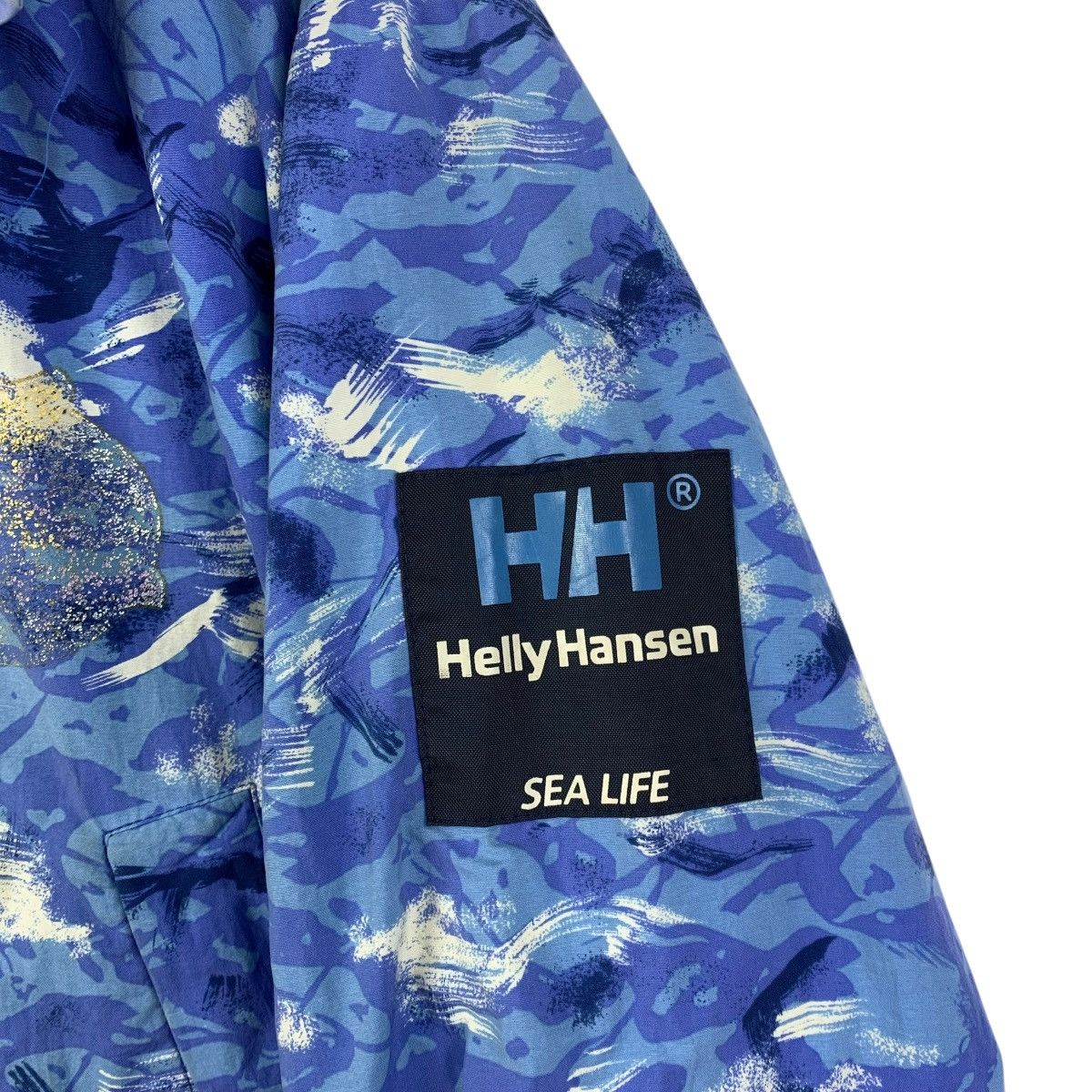 Helly Hansen Vintage HELLY HANSEN “Sea Life” Jacket – Blue Ocean Camo Size US XL / EU 56 / 4 - 3 Thumbnail