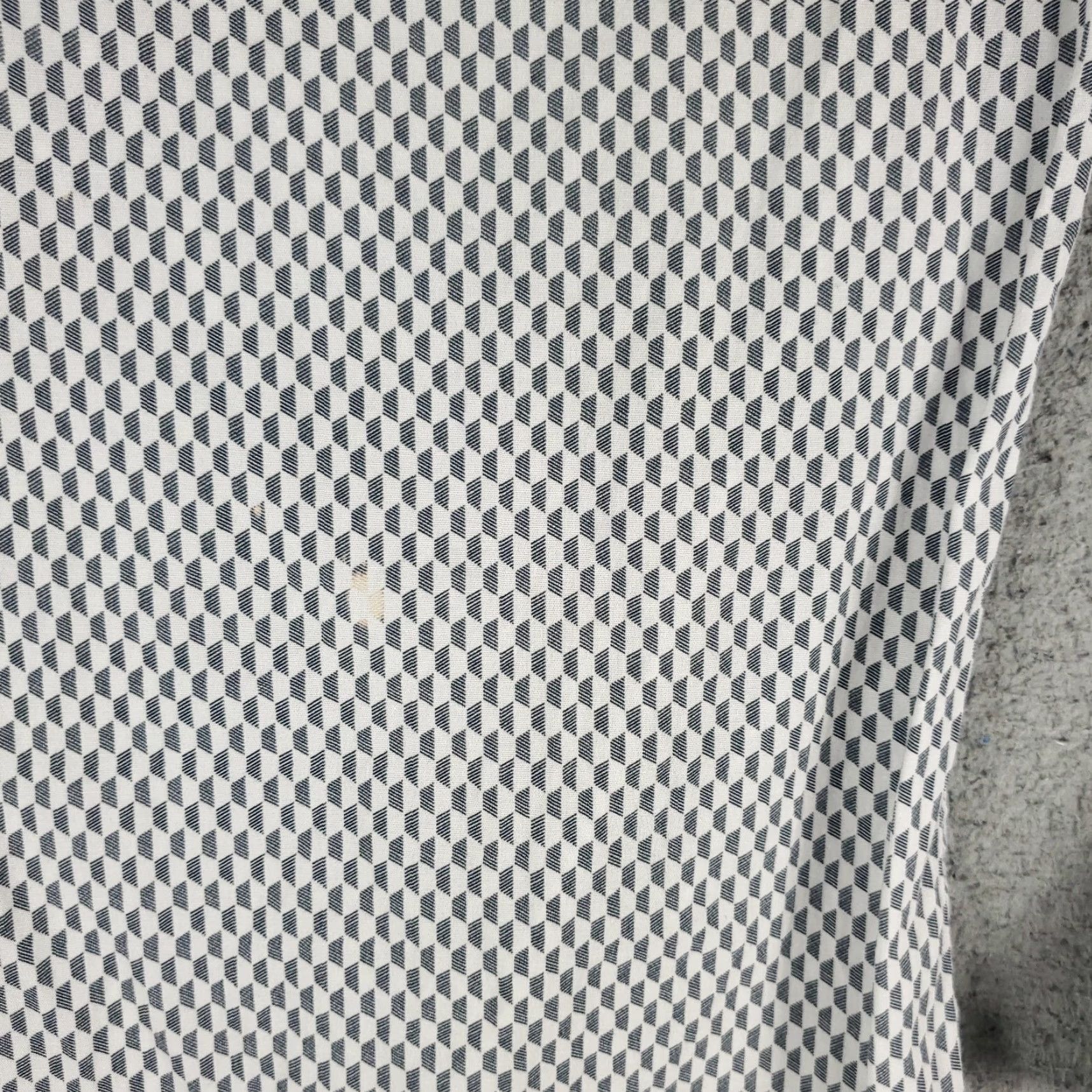 BUGATCHI VINTAGE Bugatchi Uomo Dress Shirt Mens 15.5 Gray Long Sleeve Business Casual Formal Wedding Size 40R - 5 Thumbnail