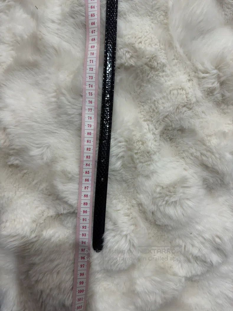 Saint Laurent Paris Saint Laurent Paris size 80 Black and Gold Snake Pattern B Size ONE SIZE - 9 Thumbnail