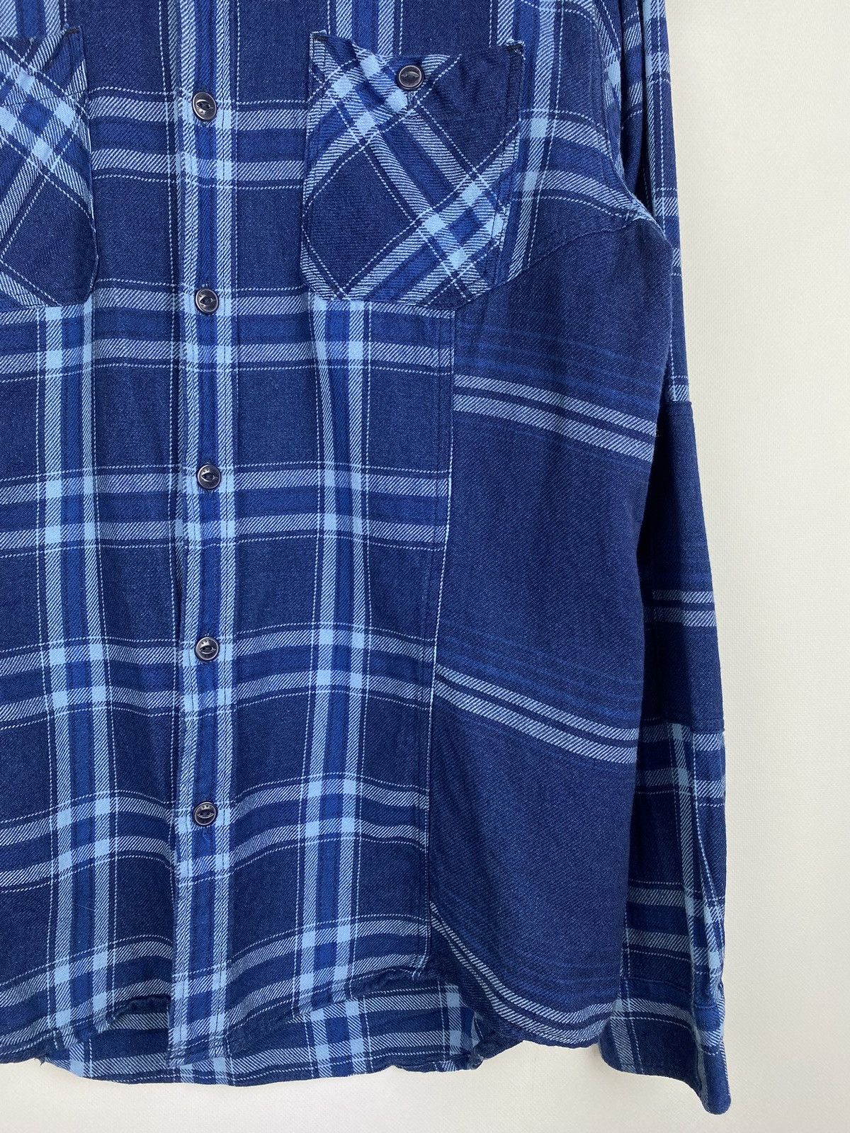 Edwin Edwin Indigo men’s long sleeve checked merge shirt size M Size US M / EU 48-50 / 2 - 7 Thumbnail