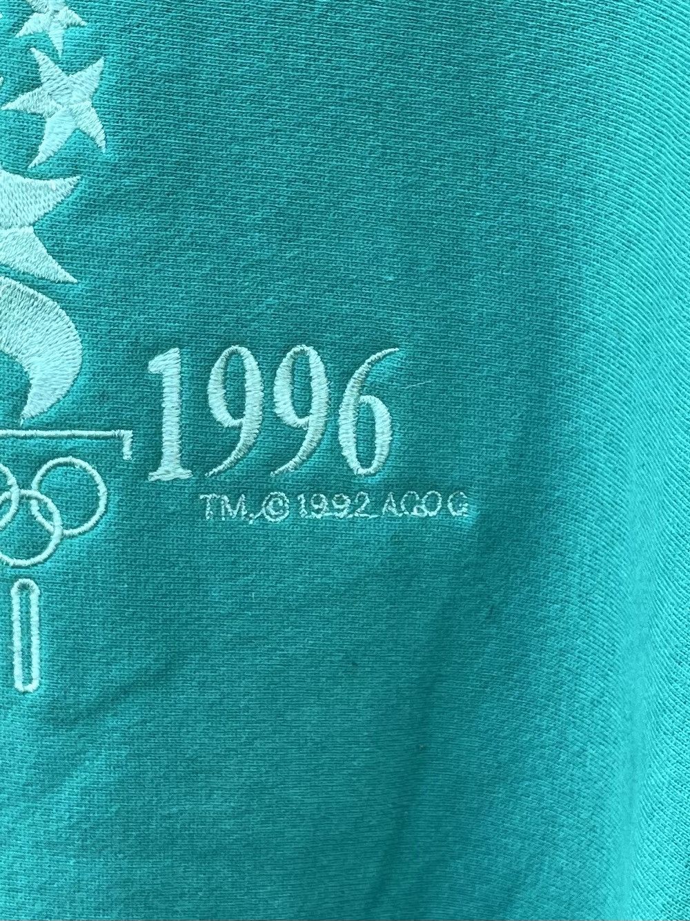 Champion 1996 Champion Reverse Weave ATL Olympics EmbroideredCrewneck Size US XXL / EU 58 / 5 - 5 Thumbnail