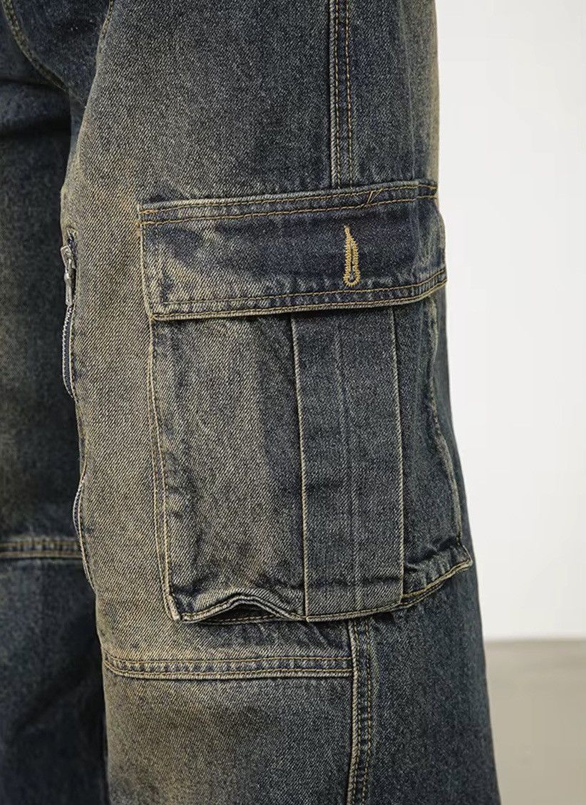 Other Washed Retro Rusty Fade Light Cargo Pants Jeans y2k Size US 32 / EU 48 - 6 Thumbnail