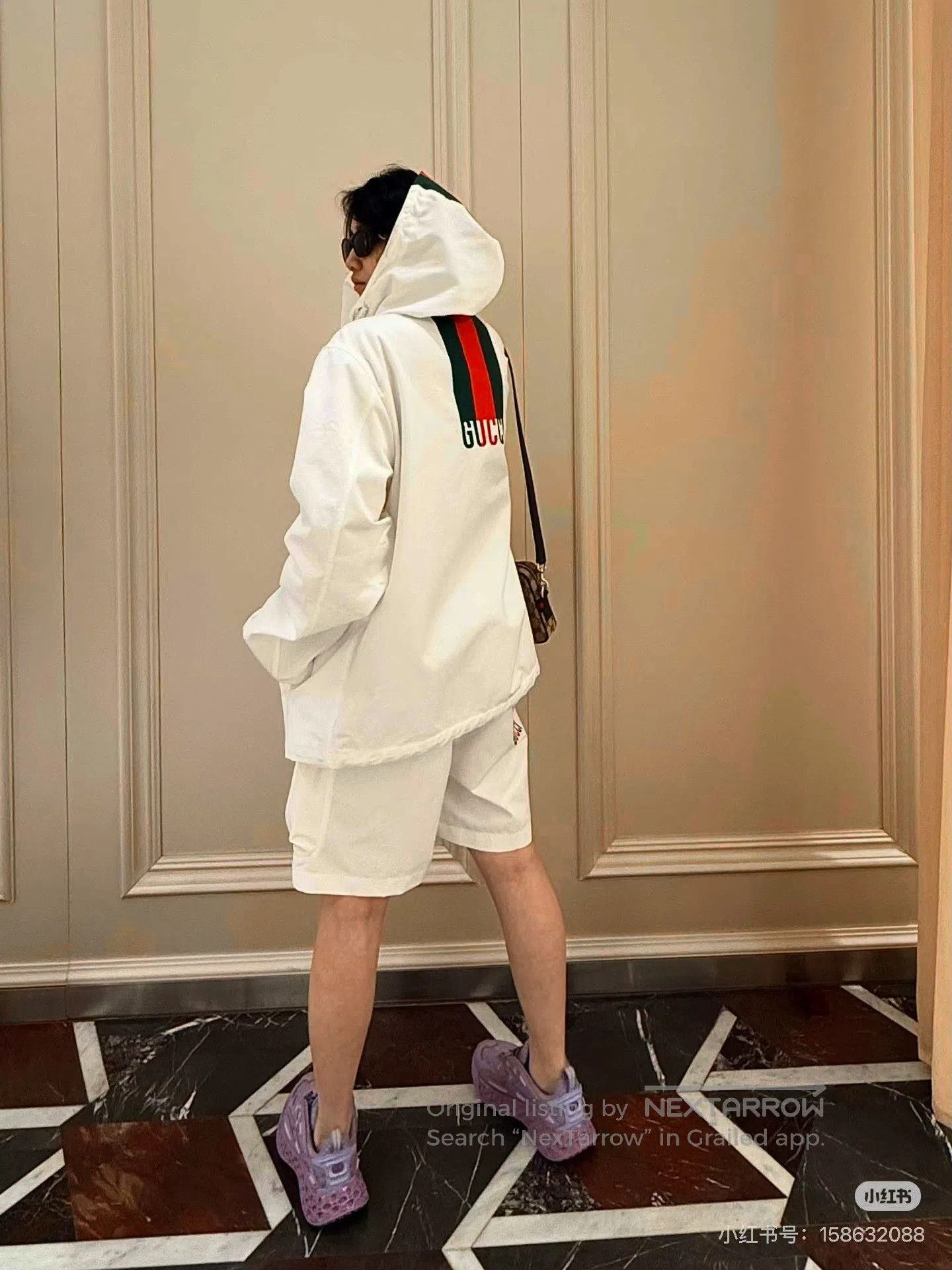 Gucci Gucci White Hooded Zip Jacket. Size US L / EU 52-54 / 3 - 3 Thumbnail