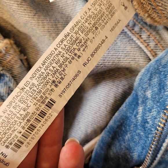 Zara Bloggers Fav Zara Limited Edition Cut Out Denim Jumpsuit - S Size 27" / US 4 / IT 40 - 10 Thumbnail