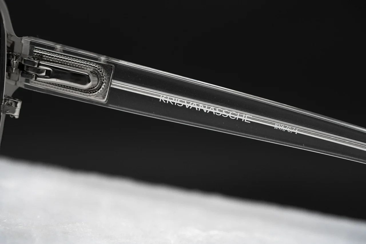 Kris Van Assche Kris Van Assche Sunglasses Rectangular Silver and Green Size ONE SIZE - 8 Thumbnail