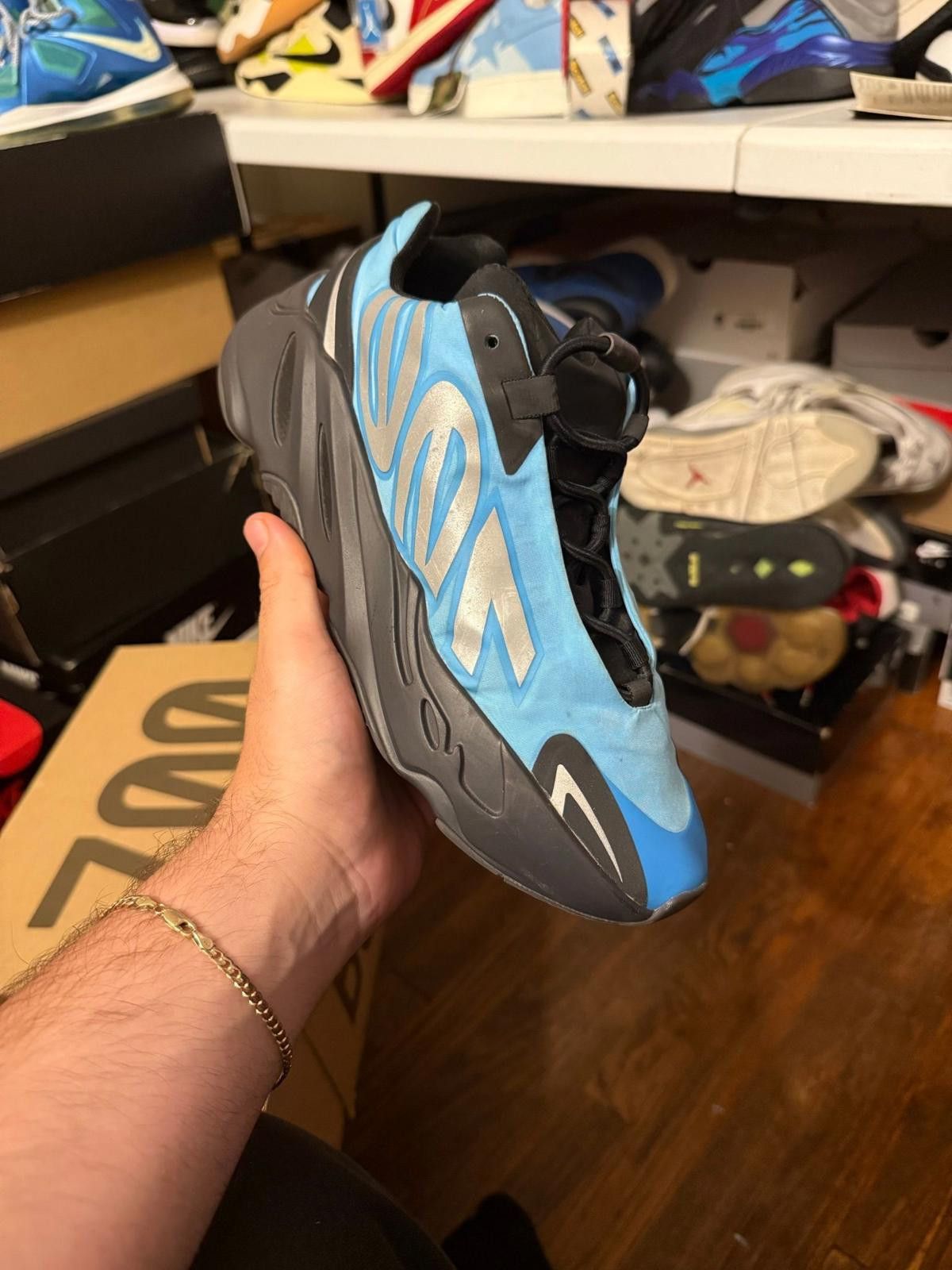Adidas Yeezy 700 mnvn sky blue sz 8.5 Size US 8.5 / EU 41-42 - 1 Preview