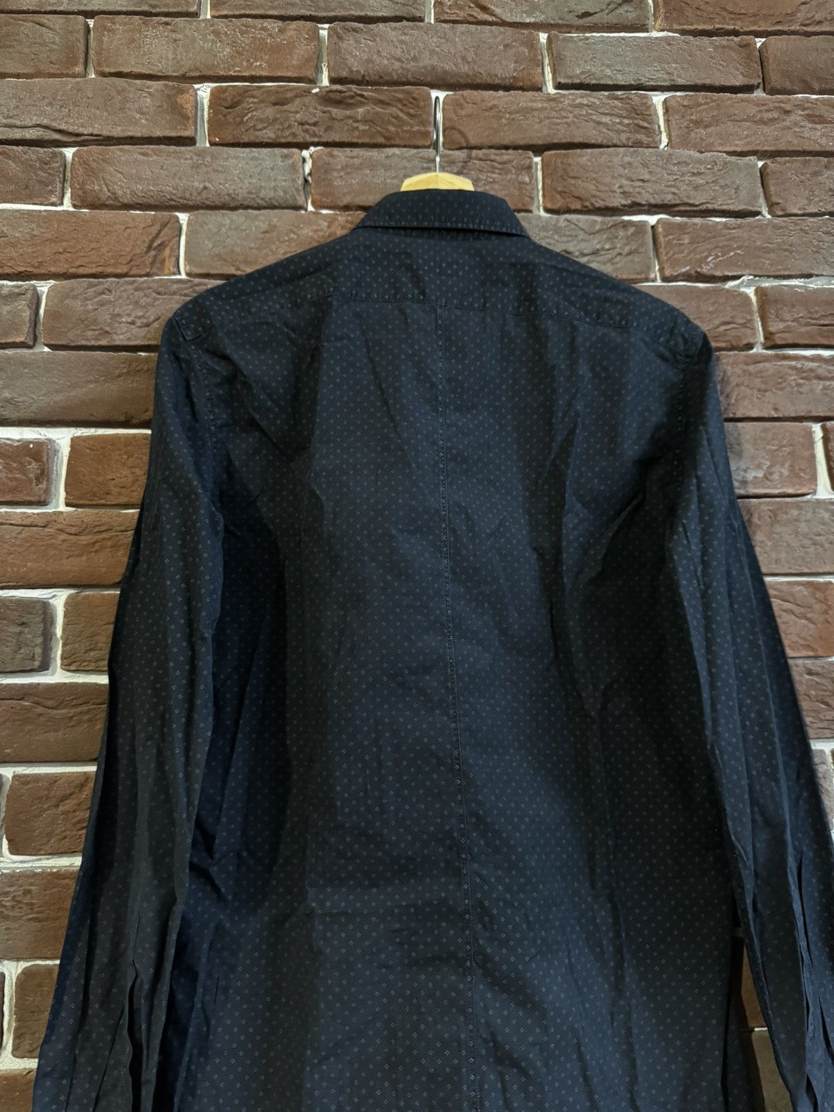Dries Van Noten Vintage Dries Van Noten Designer Shirt Archive 46 navy Size US S / EU 44-46 / 1 - 8 Thumbnail