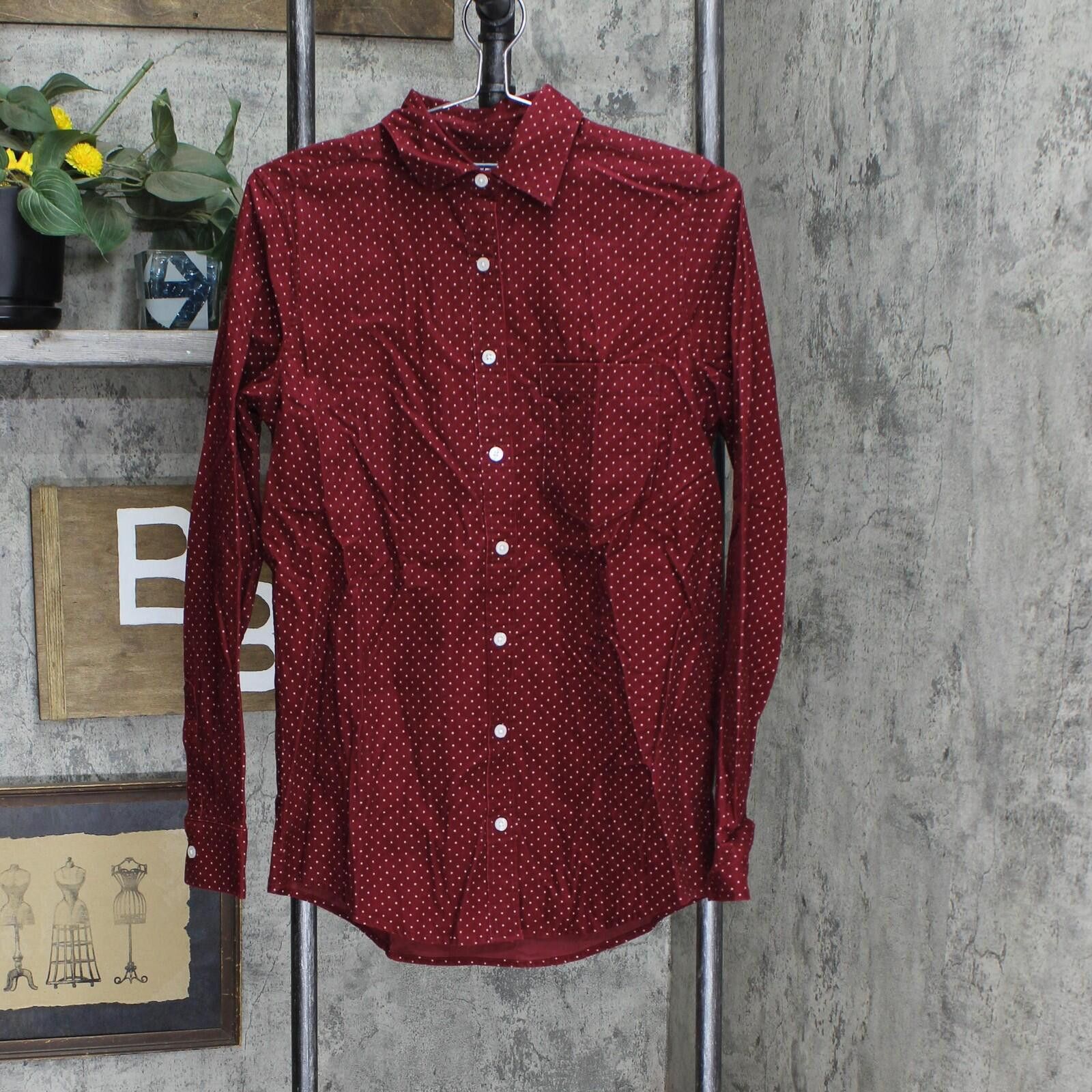 Lands' End Lands End Button Up Shirt 504468-sample 2 Tall Wine Dot Red Size XS / US 0-2 / IT 36-38 - 1 Thumbnail