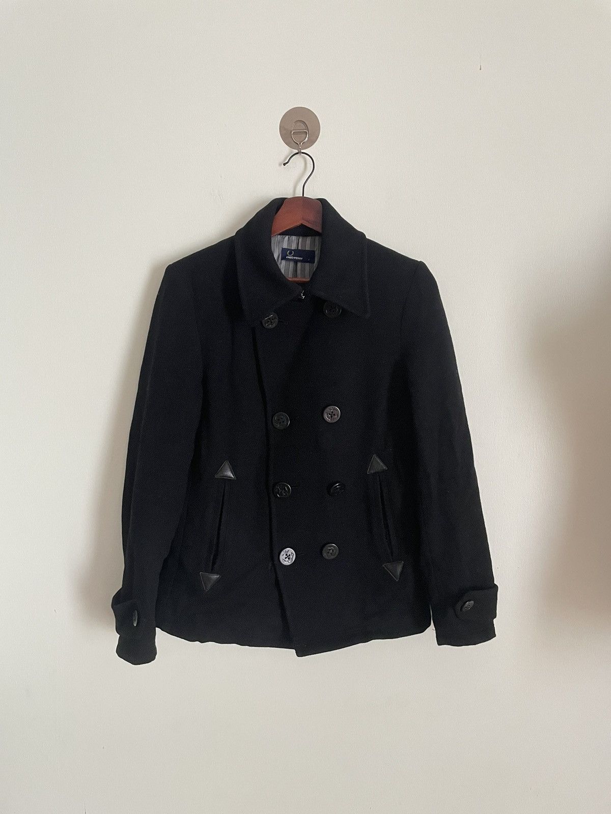 Fred Perry Fred Perry Pea Coat Size S / US 4 / IT 40 - 1 Thumbnail