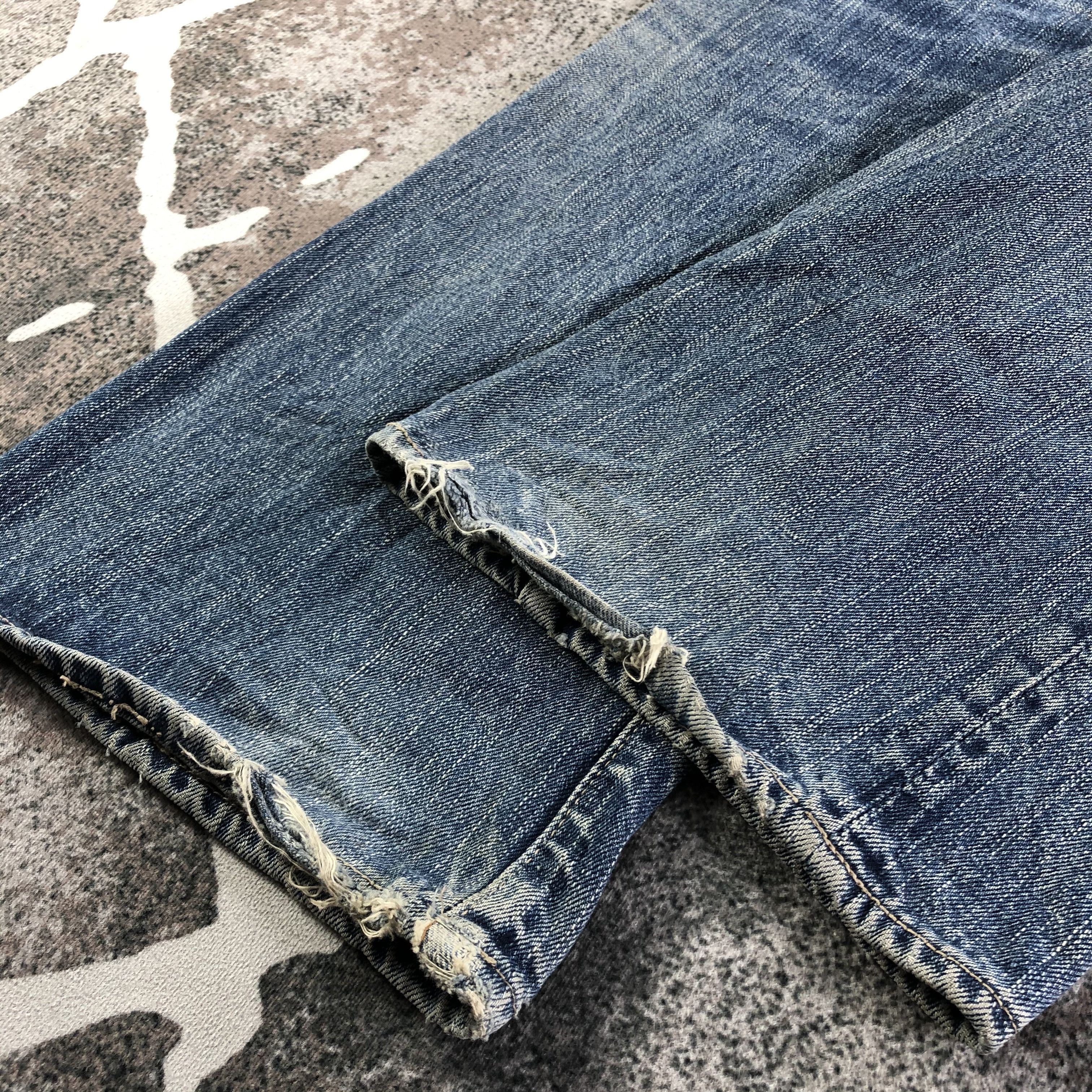 Eternal Vintage Eternal Flare Jeans Ripped Denim KJ3160 Size US 30 / EU 46 - 6 Thumbnail