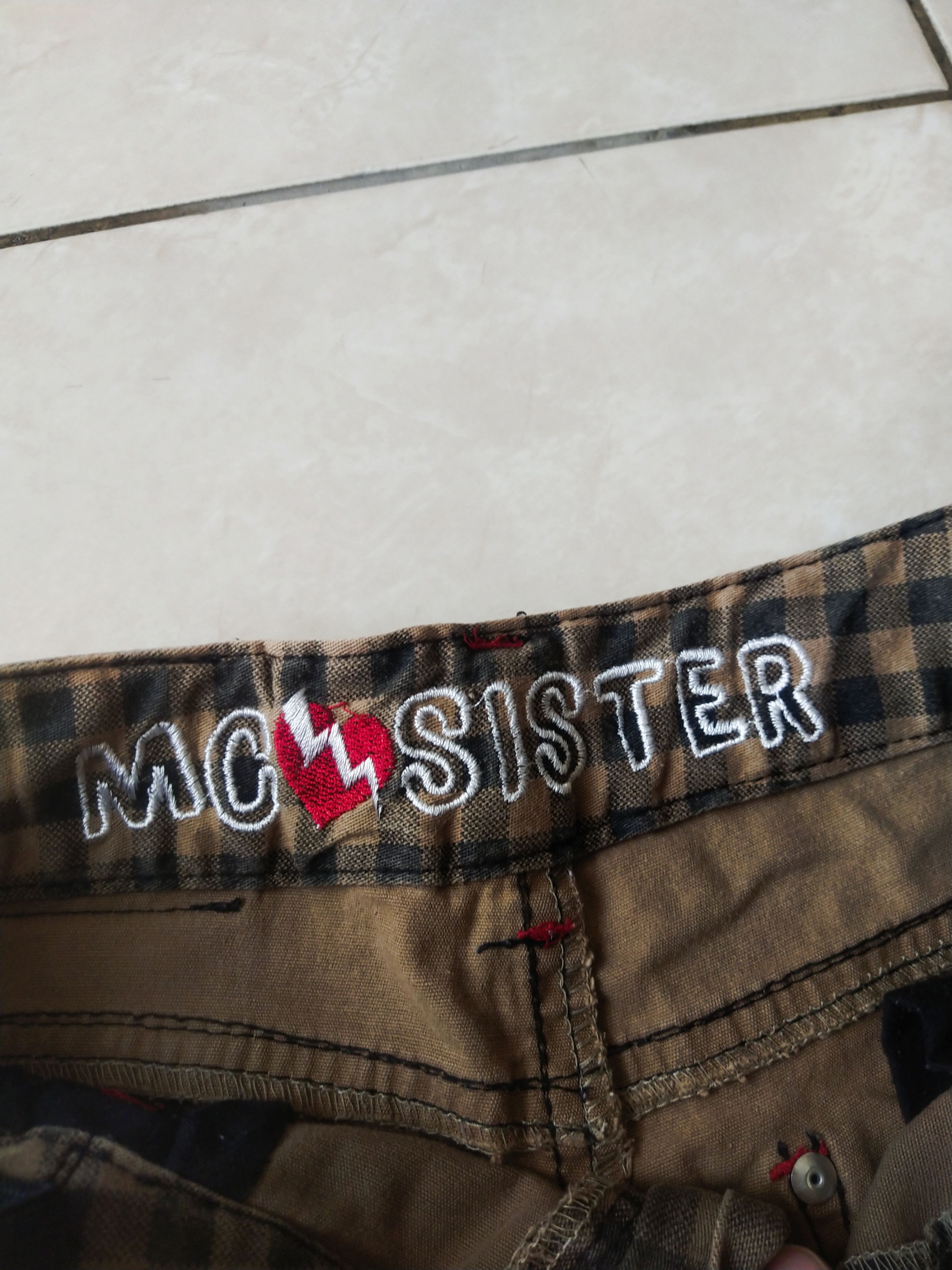 Hysteric Glamour MC Sister 2000s Gingham Plaid Pants Harajuku Punk Style Size 27" / US 4 / IT 40 - 9 Thumbnail