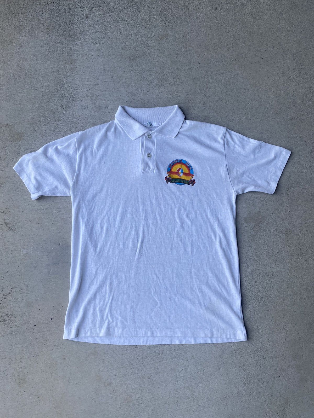 image of 1981 Grateful Dead Jamaica in White, Men's (Size Large)