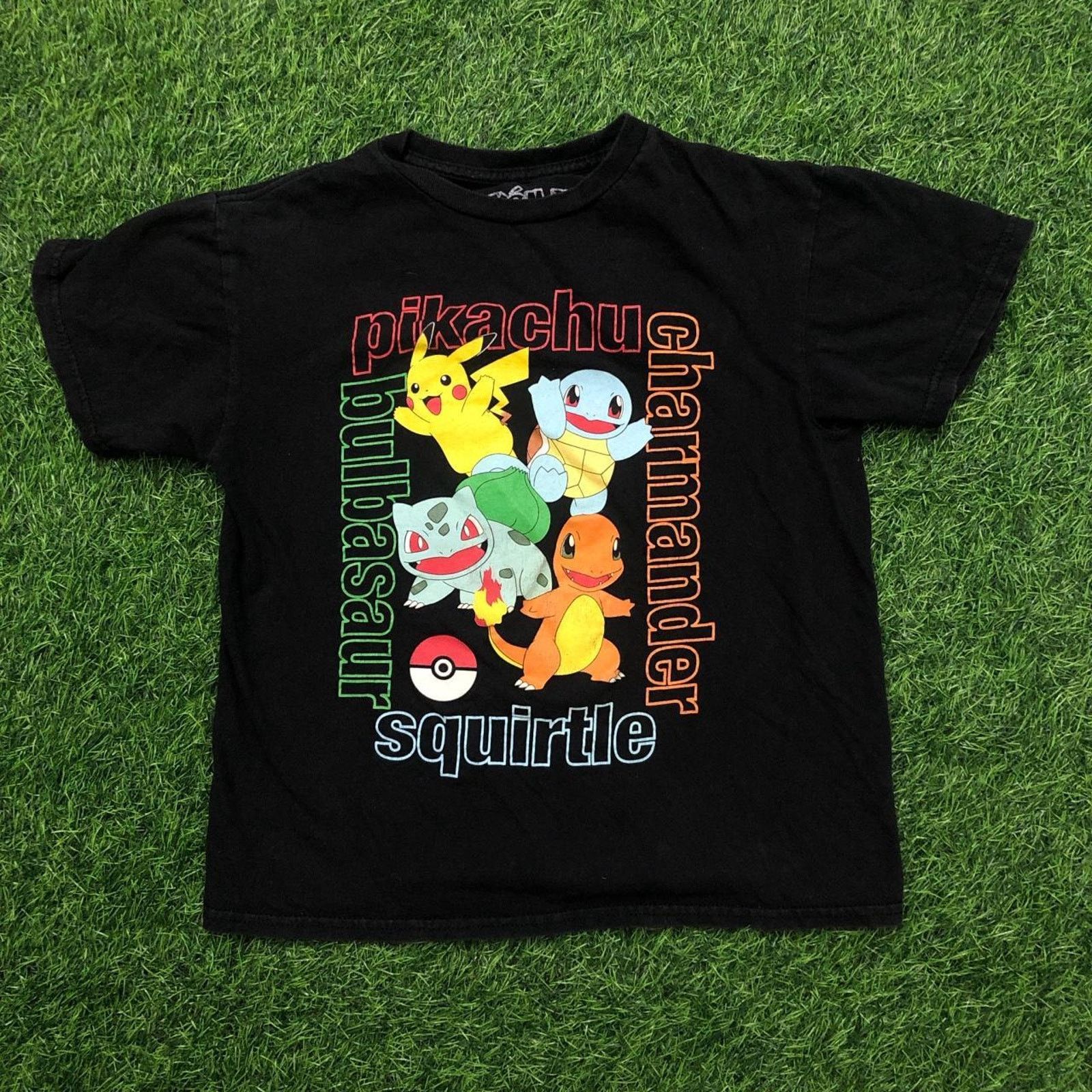 Pokemon Black Pokémon Character Graphic Tee Size US S / EU 44-46 / 1 - 1 Thumbnail