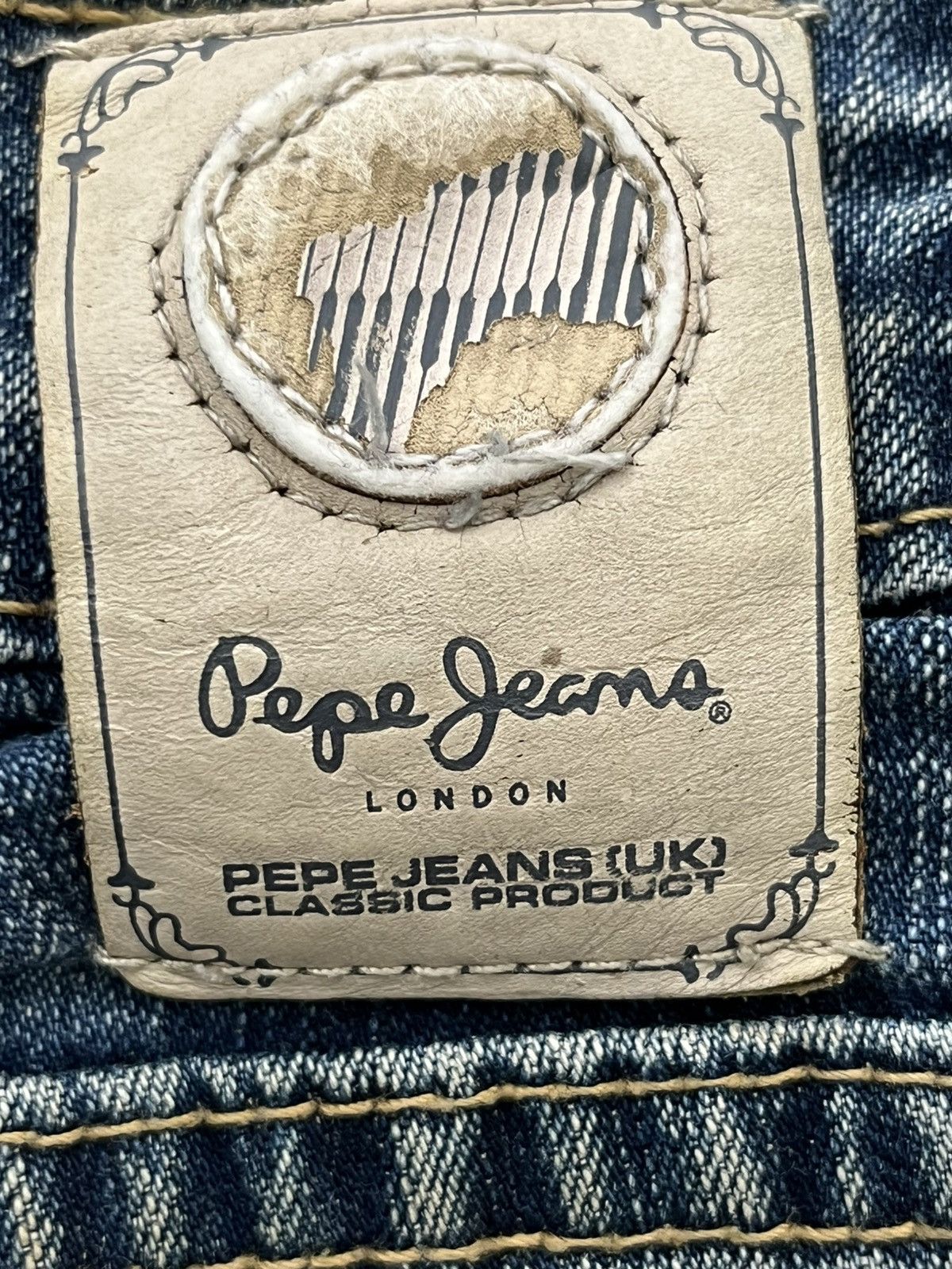 Pepe Jeans Pepe jeans 2000s y2k vintage patchwork jeans embroidered Size US 30 / EU 46 - 12 Thumbnail