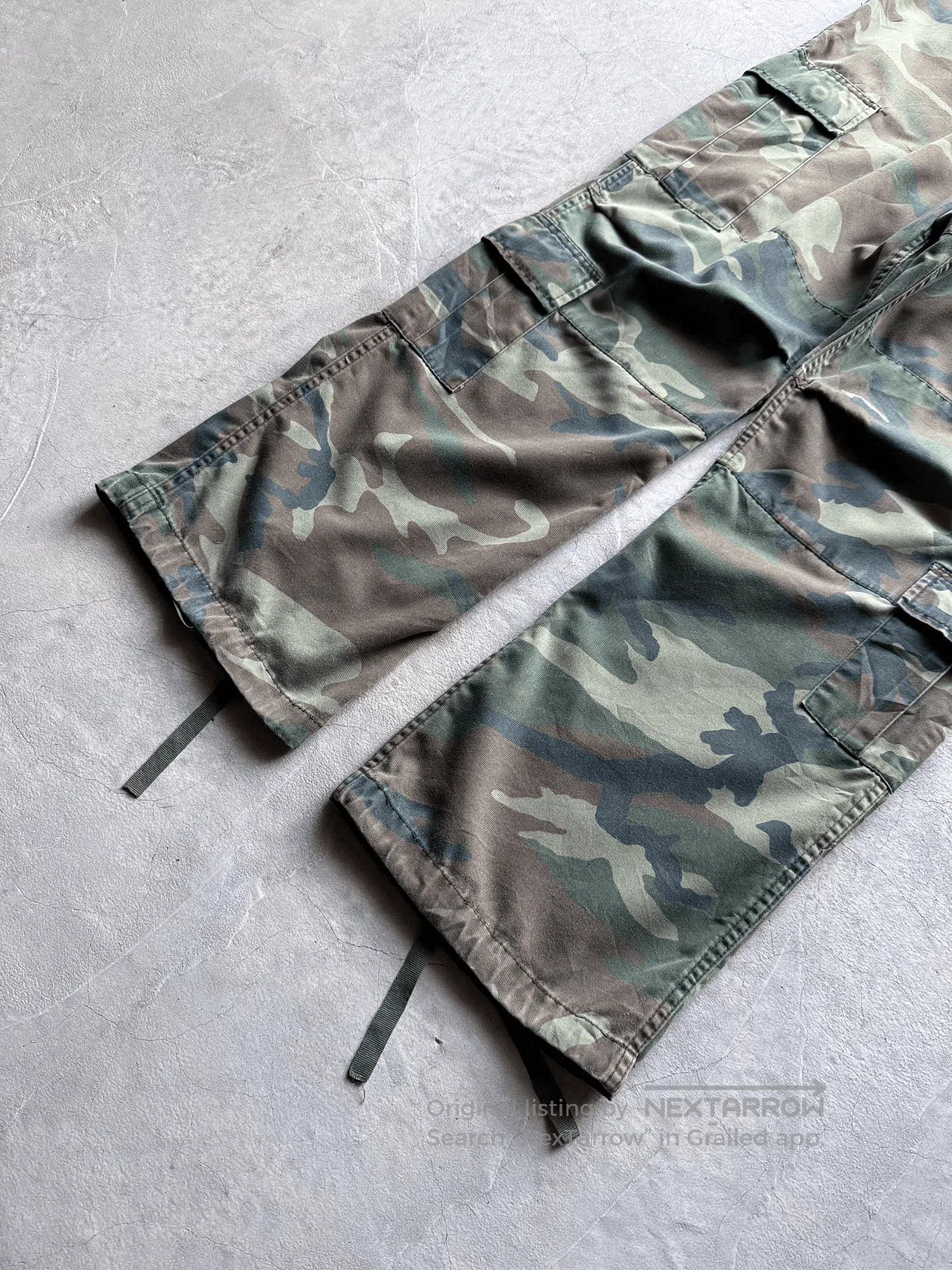 Vintage Vintage Military Camo Cargo Pants. Size US 36 / EU 52 - 2 Thumbnail