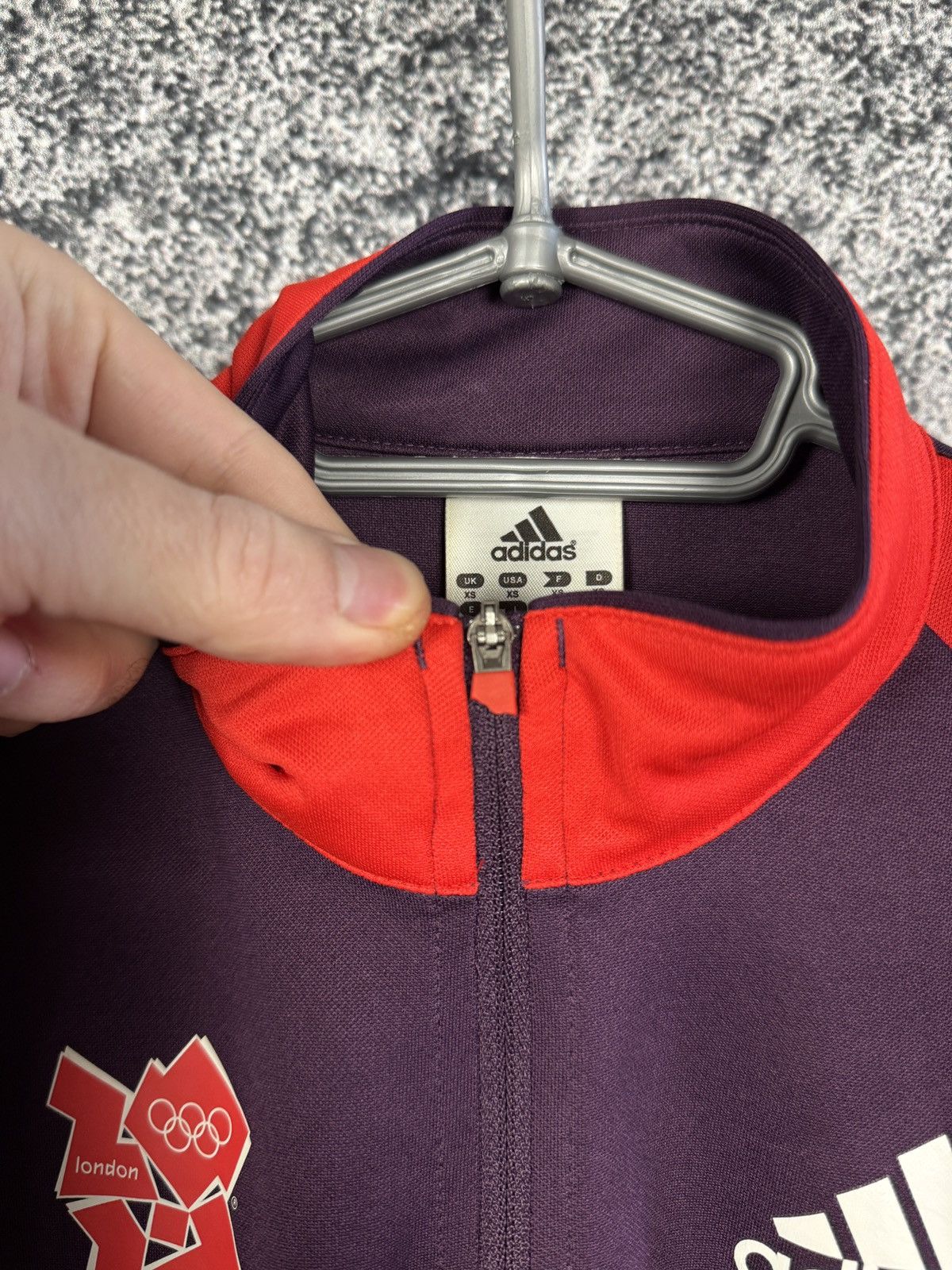 Adidas Men’s Adidas London 2012 Olympic Games 1/4 Zip Polo Shirt XS Size US XS / EU 42 / 0 - 16 Thumbnail