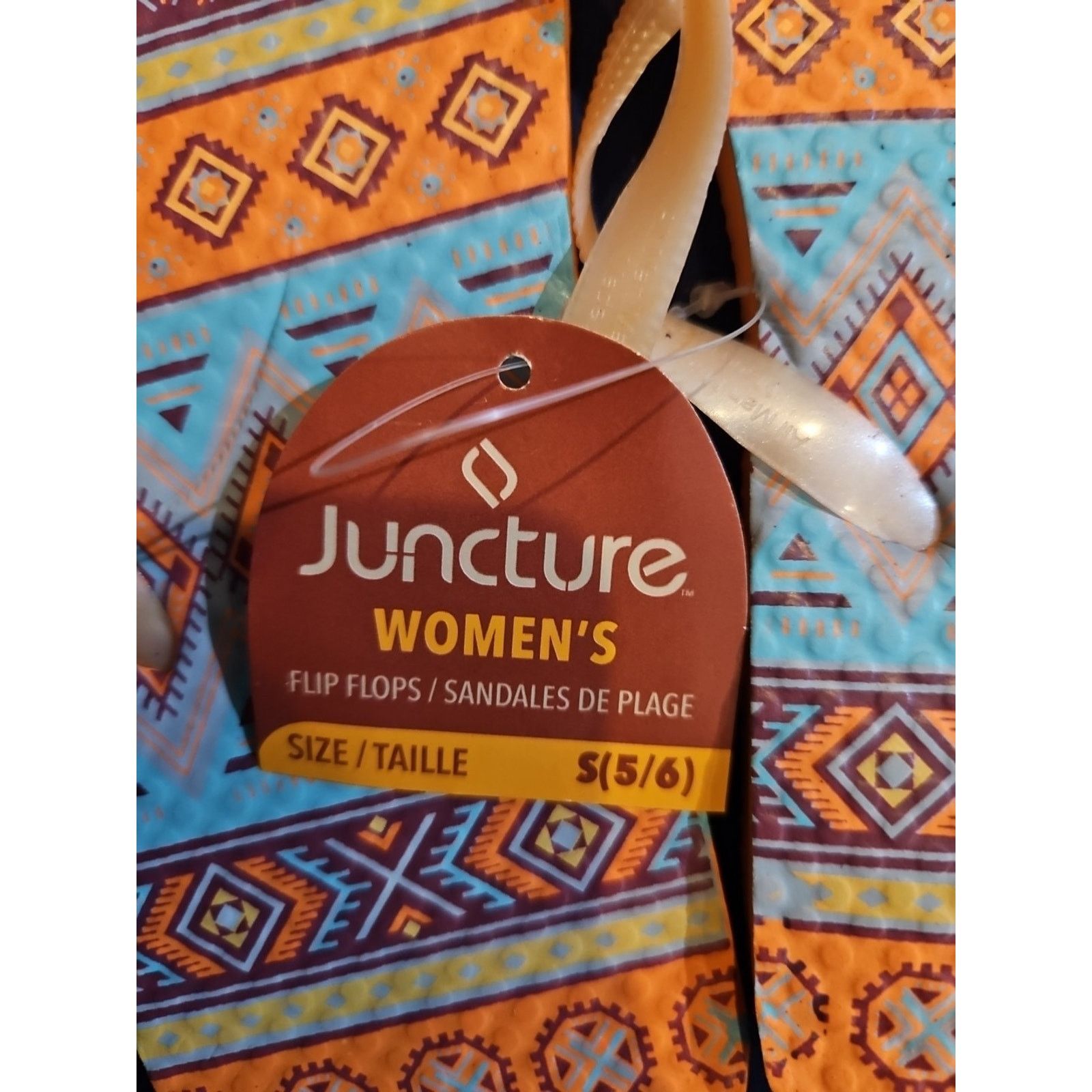 Other Juncture Women's 5/6 Flip Flops / Sandals Size US 5 / IT 35 - 3 Thumbnail