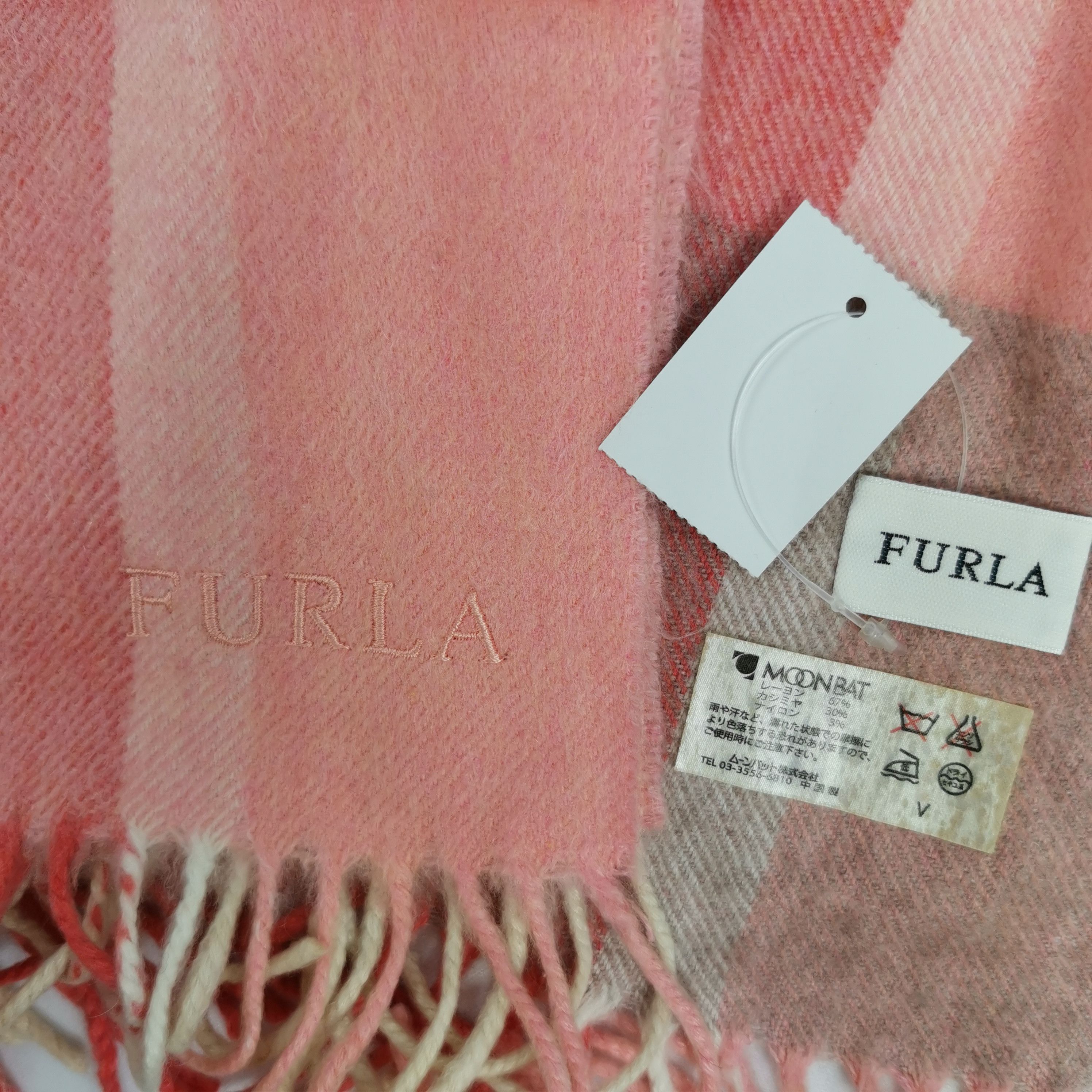 Furla Vintage Furla Scarf Muffler Wool Scarves Size ONE SIZE - 4 Thumbnail
