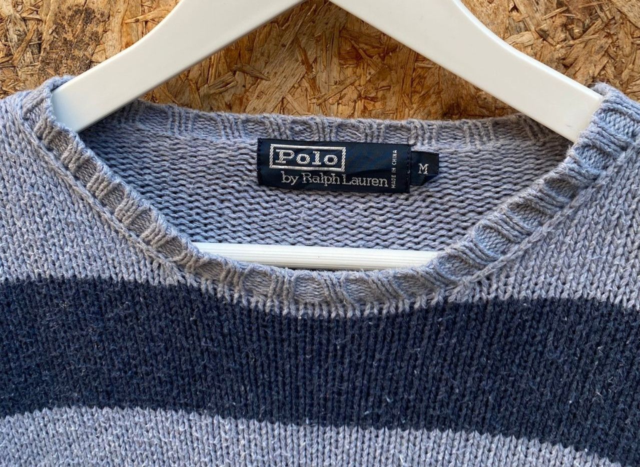 Polo Ralph Lauren Vintage Polo Ralph Lauren Stripe Cardigan Knitwear Size US M / EU 48-50 / 2 - 9 Thumbnail