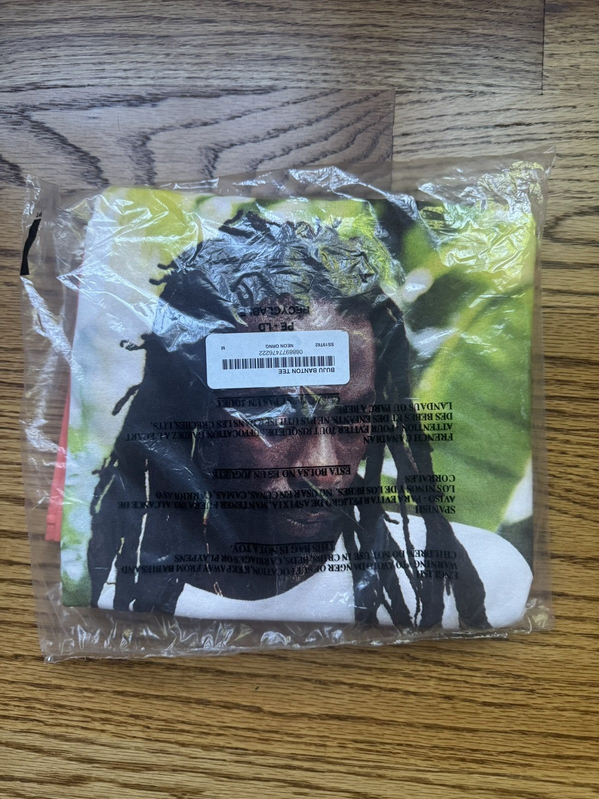 Supreme Supreme Buju Banton Tee Neon Orange Size US M / EU 48-50 / 2 - 1 Thumbnail