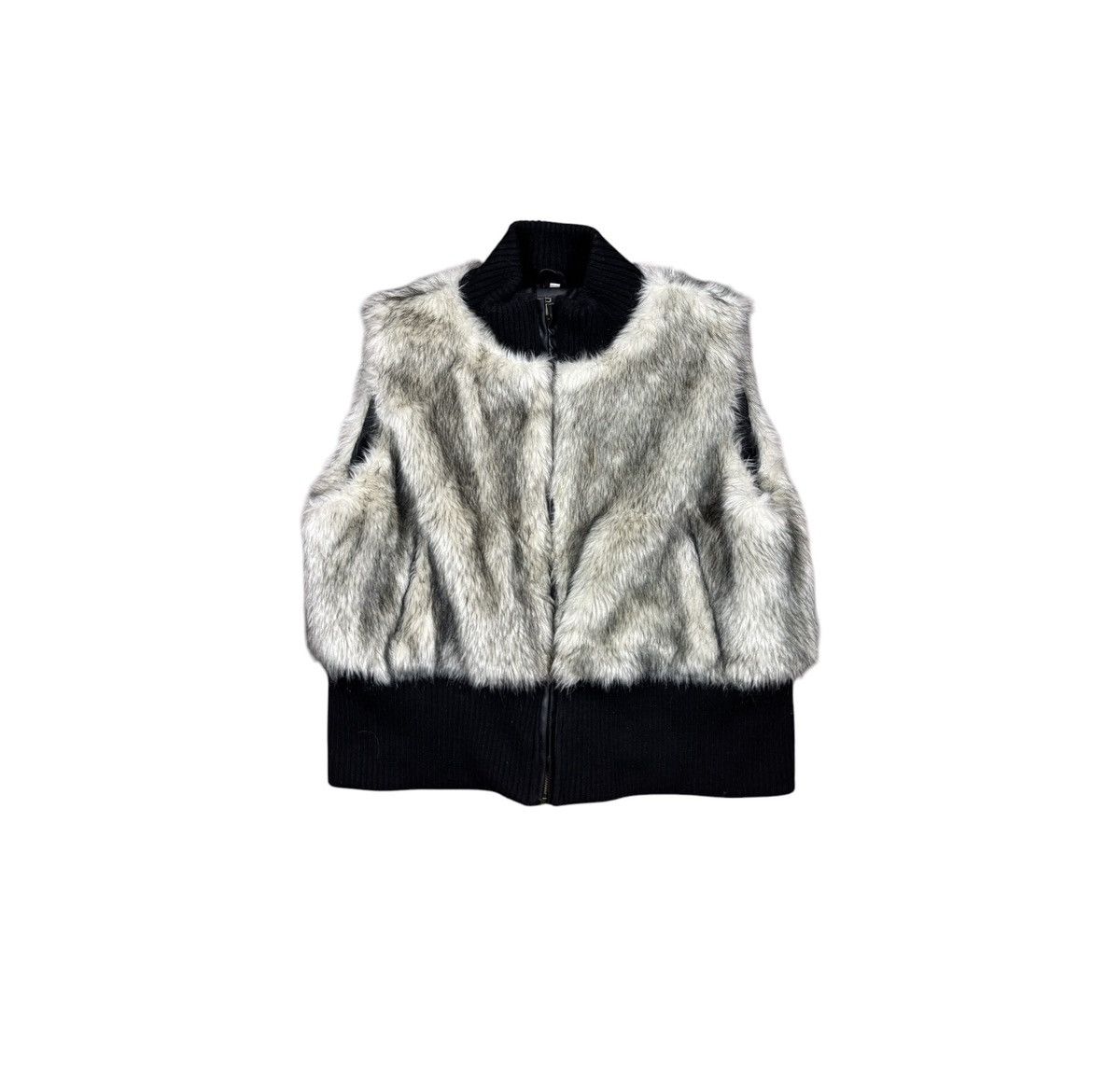 Vintage Faux fur vest Size M / US 6-8 / IT 42-44 - 1 Thumbnail