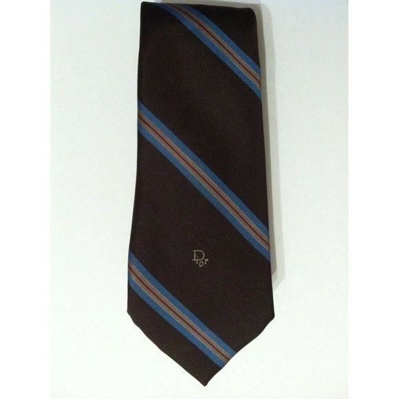 Christian Dior Monsieur CHRISTIAN DIOR VINTAGE MENS 95%POLYESTER 5%SILK TIE WIDTH:3" Size ONE SIZE - 1 Thumbnail