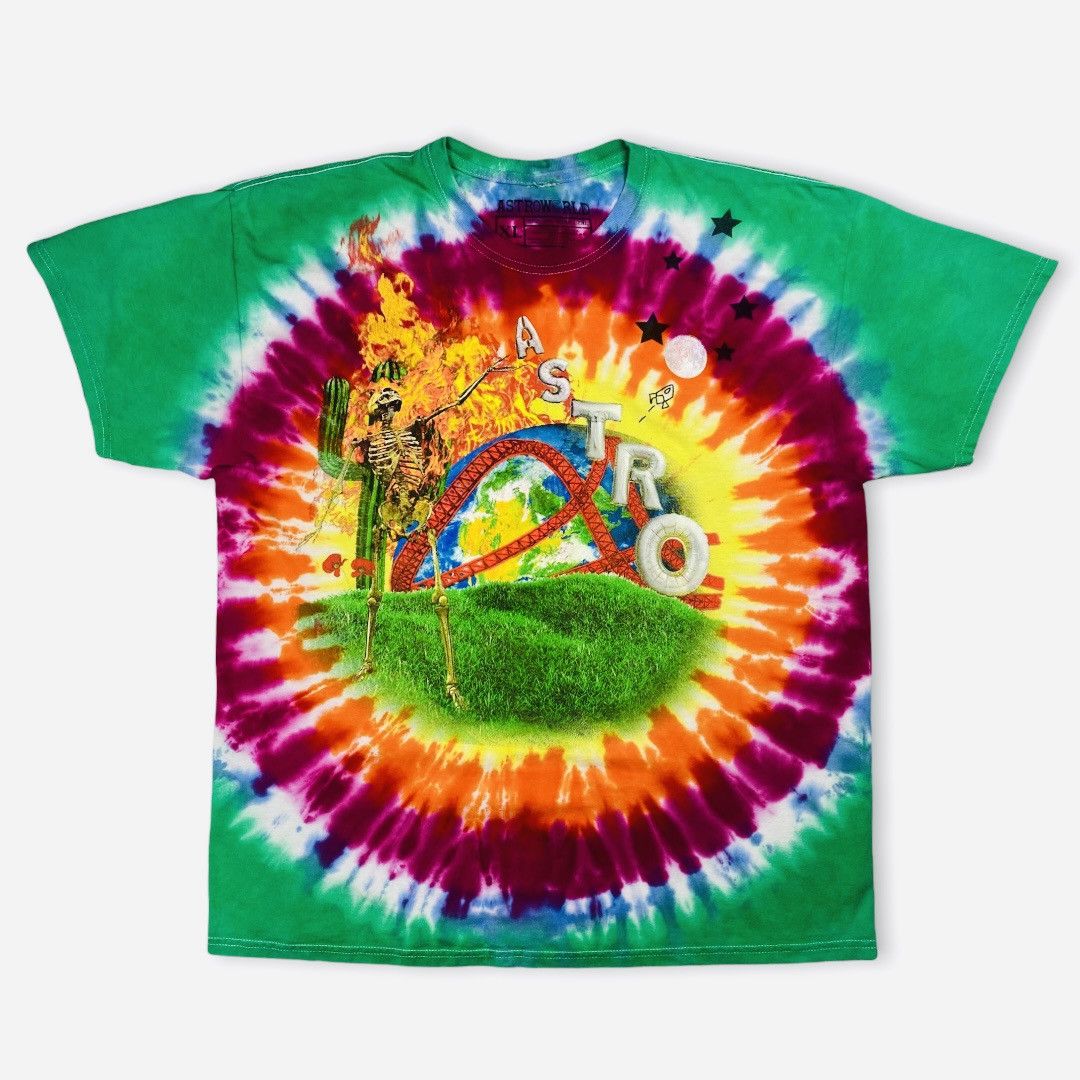 Travis Scott TRAVIS SCOTT ASTROWORLD FESTIVAL ROLLER COASTER TIE DYE Size US XL / EU 56 / 4 - 1 Thumbnail