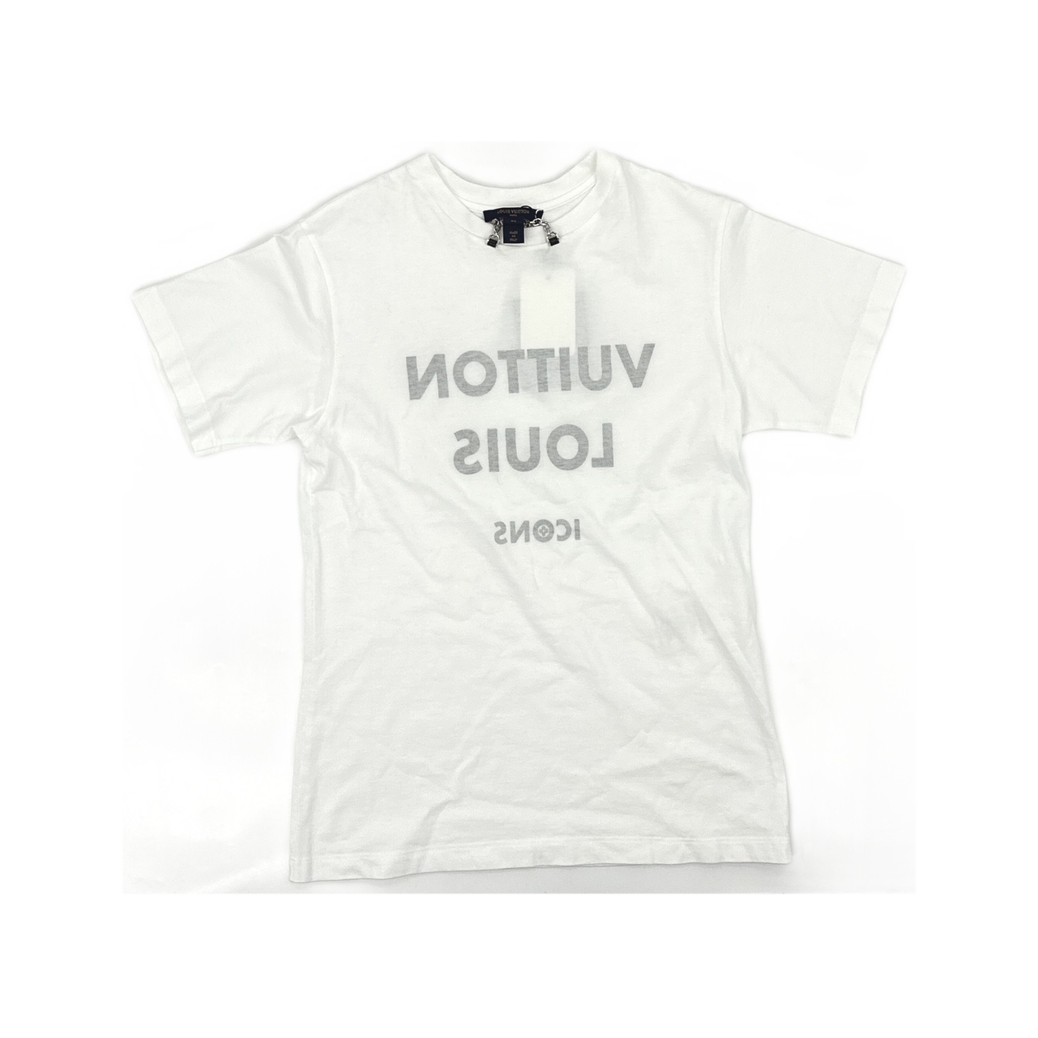 Louis Vuitton Louis Vuitton Chain Detail Logo T-Shirt XS Size XS / US 0-2 / IT 36-38 - 1 Thumbnail