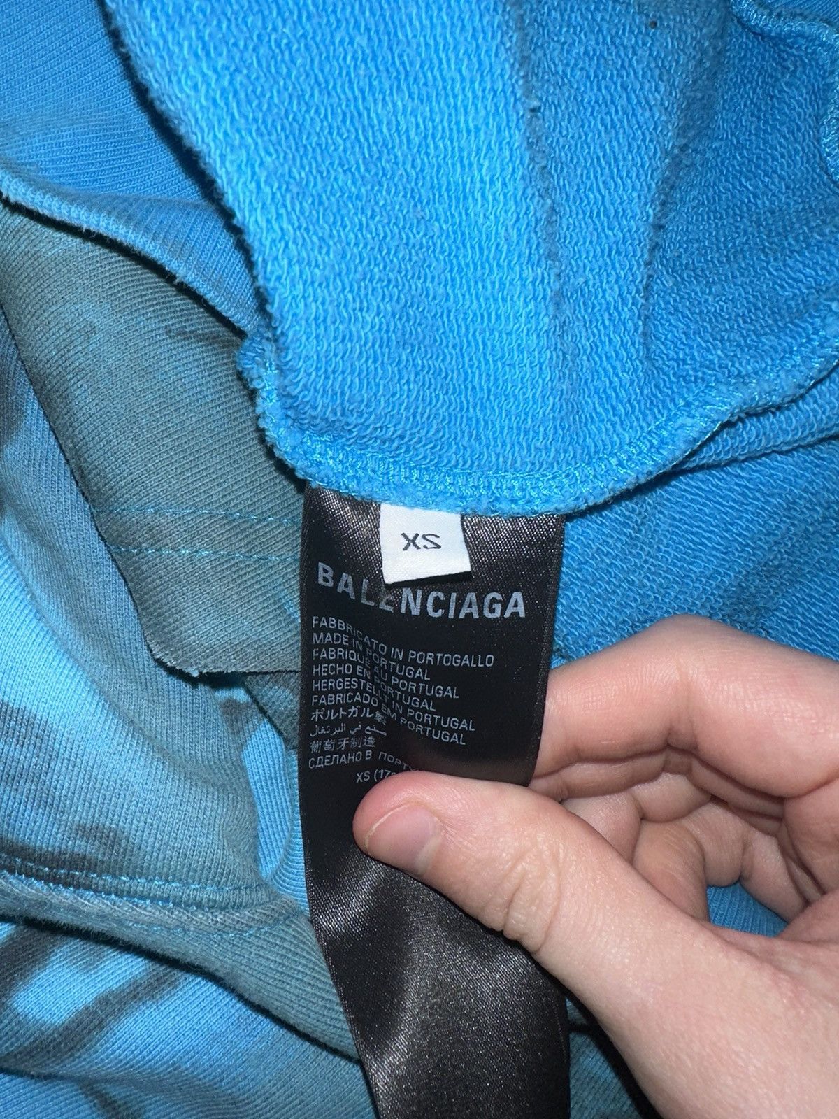 Balenciaga Balenciaga Skater Hoodie Blue Size US XS / EU 42 / 0 - 8 Thumbnail