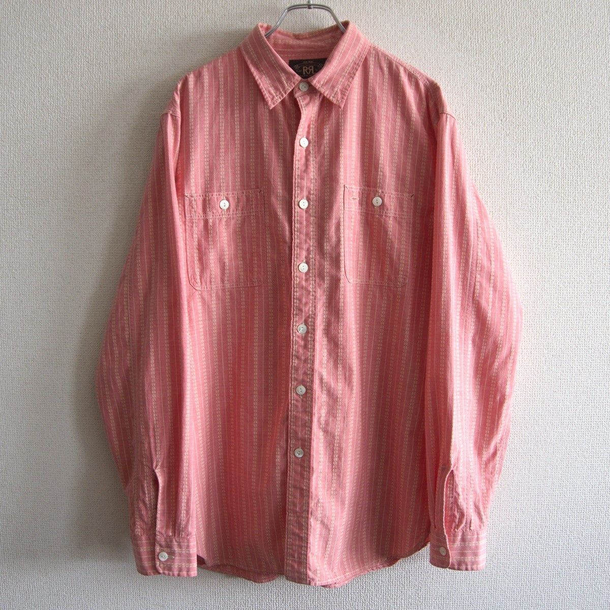 Vintage RRL Jacquard Stripe Work Shirt Size M Size US M / EU 48-50 / 2 - 1 Thumbnail