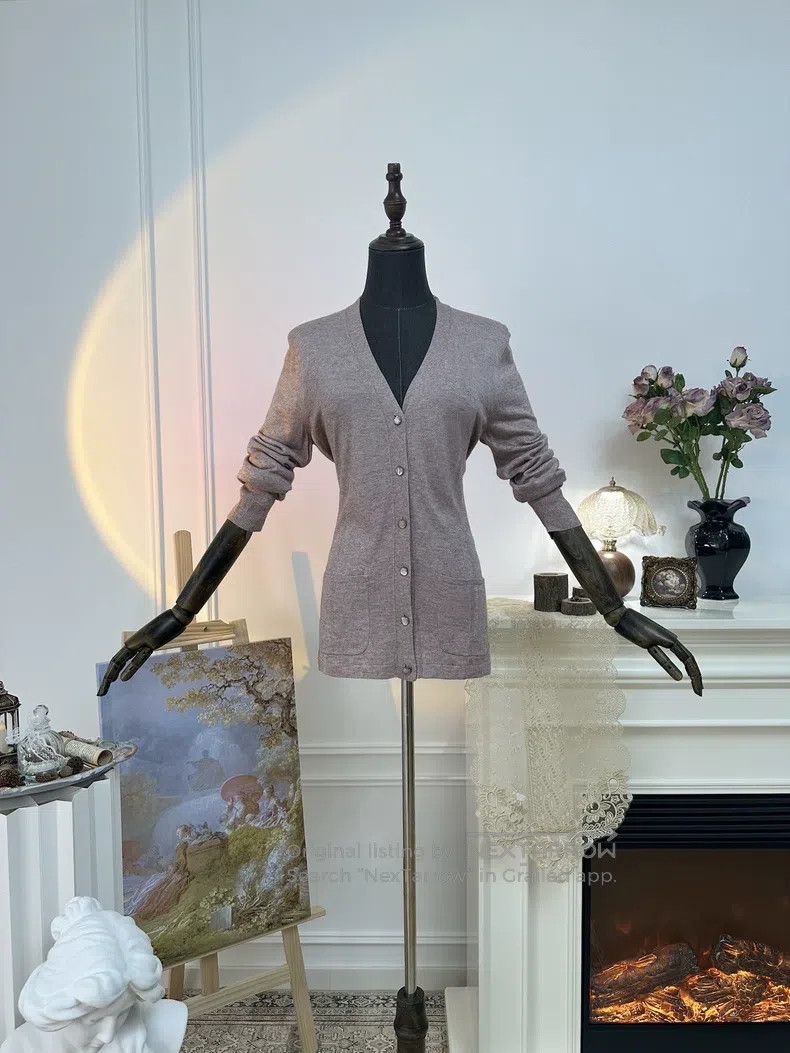 Hermes Hermes Gaultier Era Slim Fit Cashmere Cardigan Long Sleeve Size S / US 4 / IT 40 - 1 Thumbnail