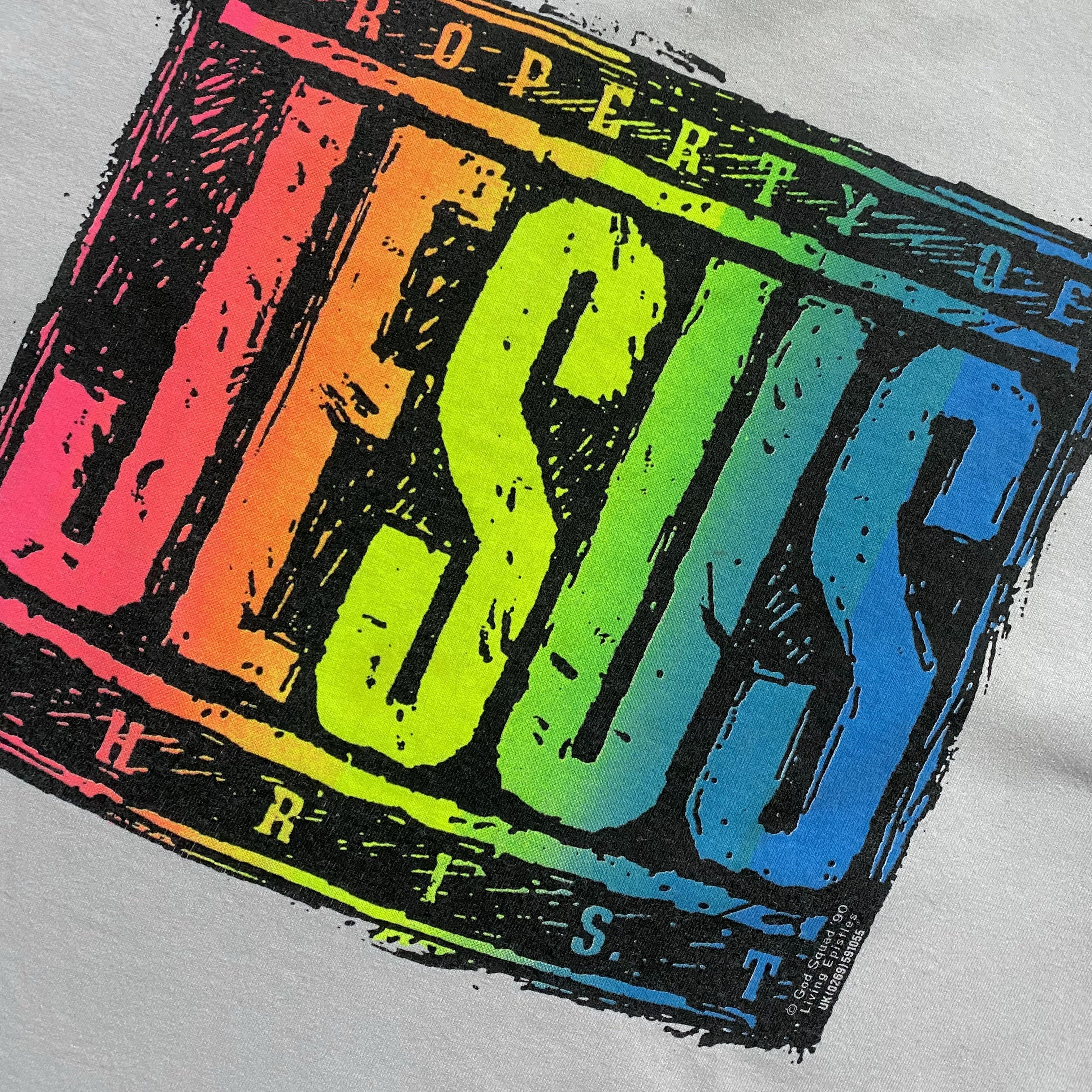 Russell Athletic Vintage 90s Religion Jesus Christ logo Tee Size US XL / EU 56 / 4 - 10 Thumbnail