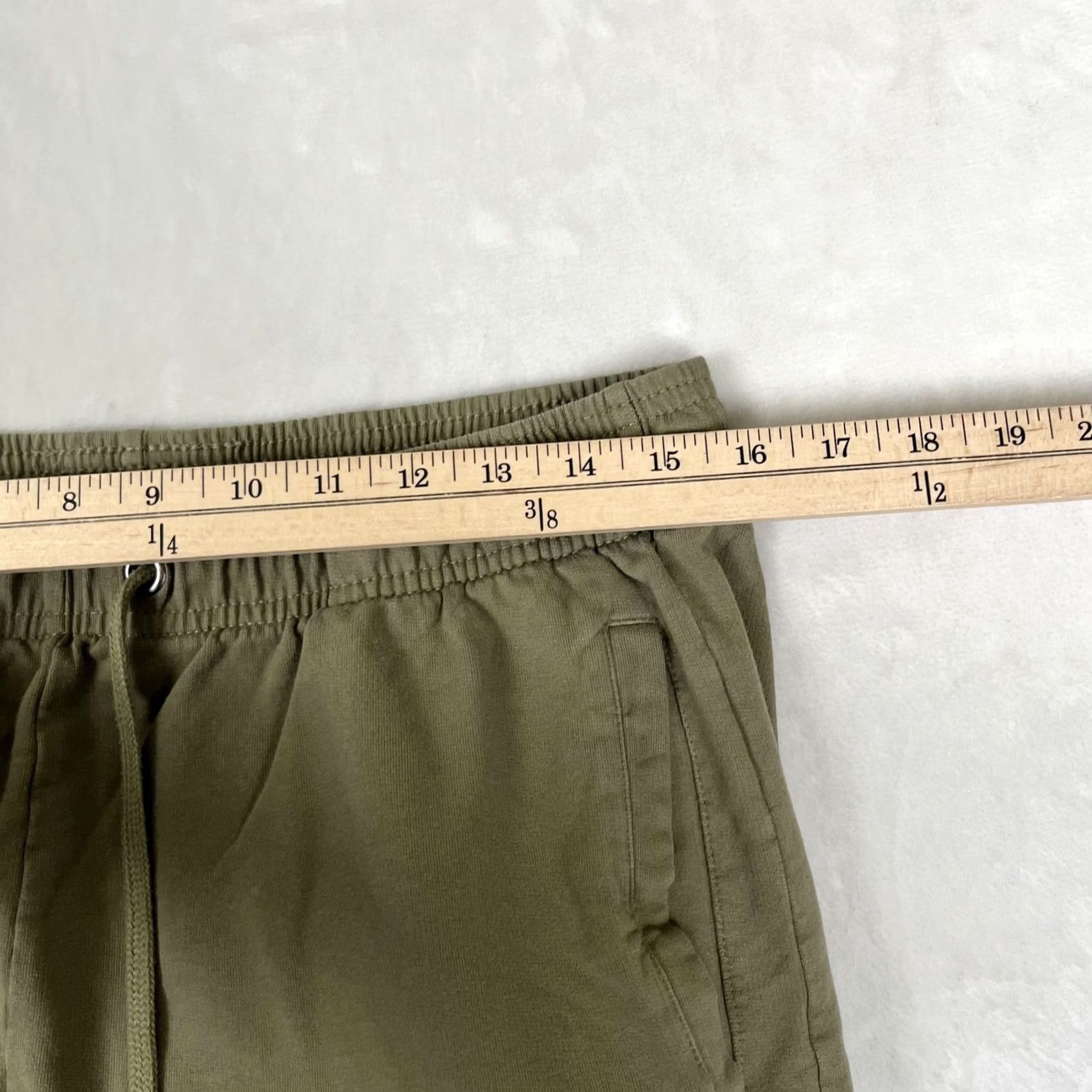 Kappa Kappa Sweatpants Green L Large Womens French Terry Elastic Waist Pockets Joggers Casual Activewear Knit Cotton Open Hem Tapered 27in Inseam KIRA OPEN Size 36" / US 14 / IT 50 - 4 Thumbnail
