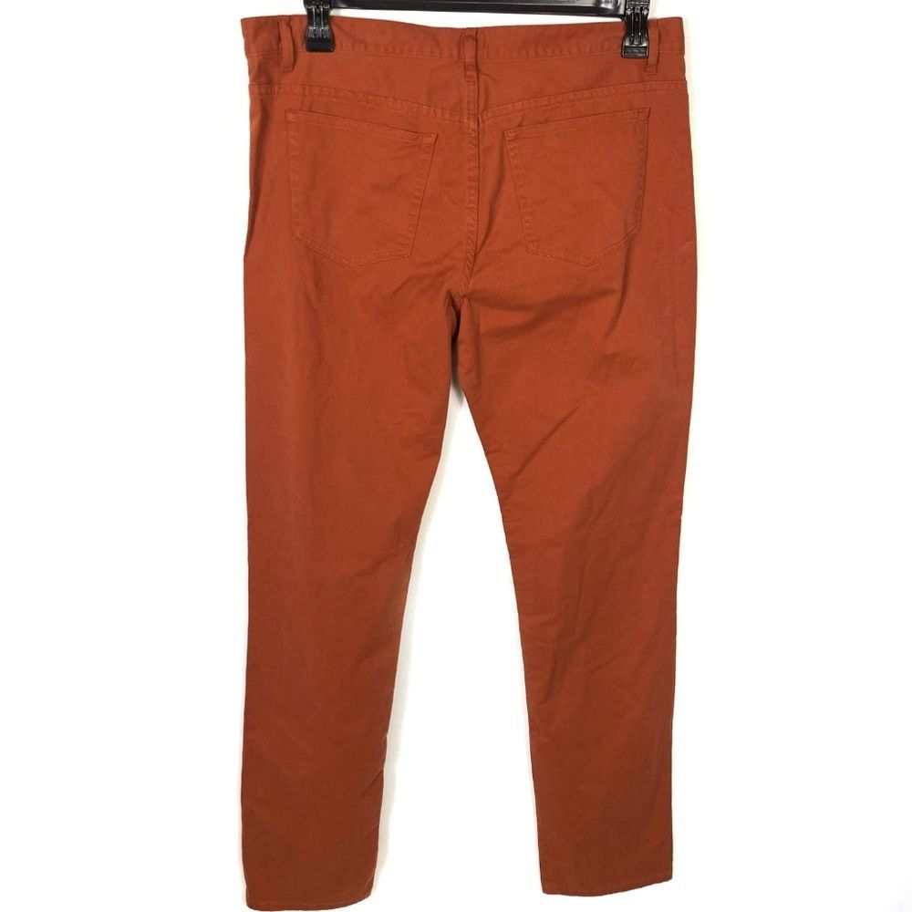 A.P.C. APC Petit Standard Droit Etroit Pants Orange Jeans Straight Size US 33 - 2 Thumbnail